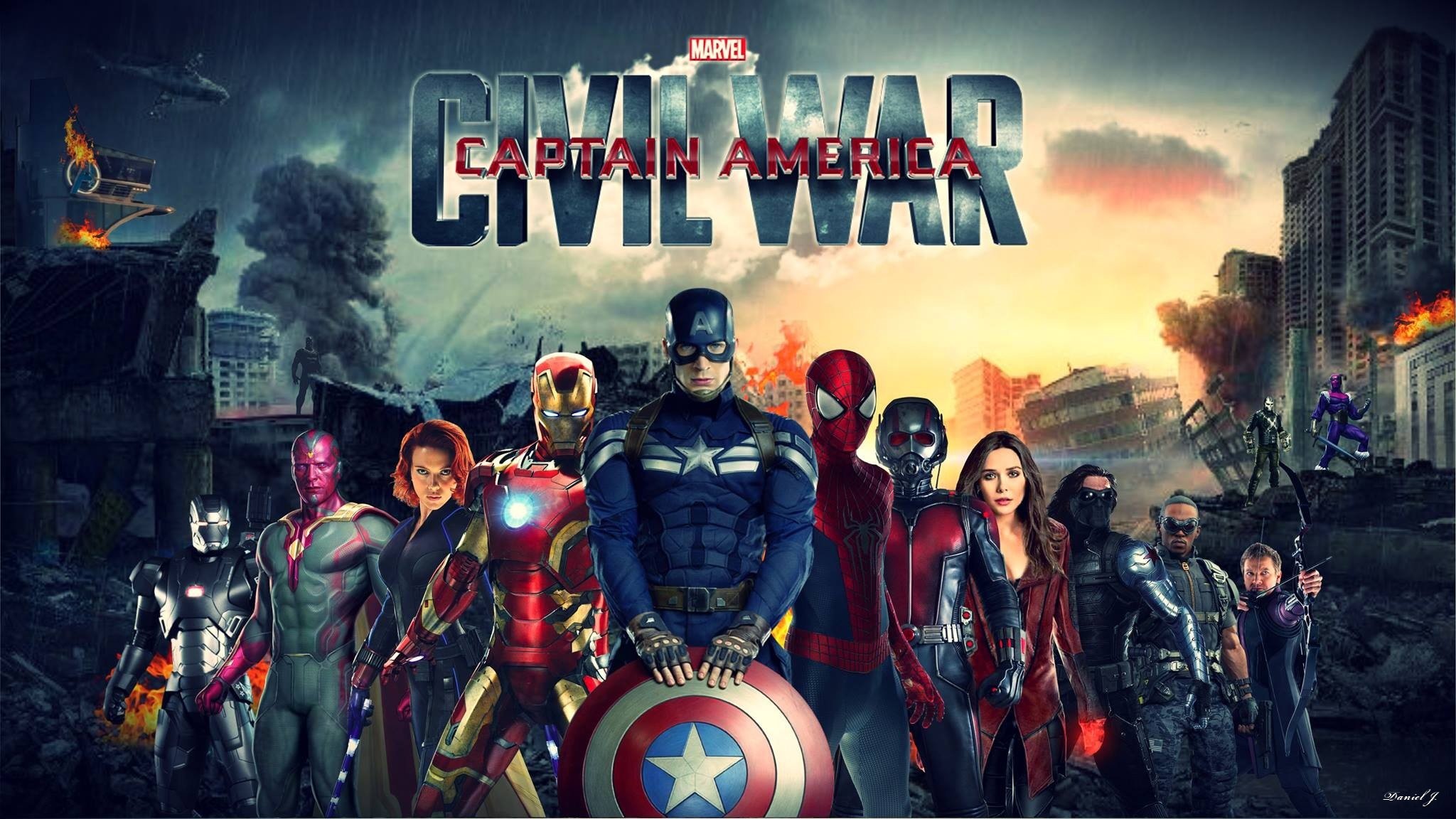 2048x1152 Captain America: Civil War Wallpaper High Resolution ~ Desktop Wallpaper Box