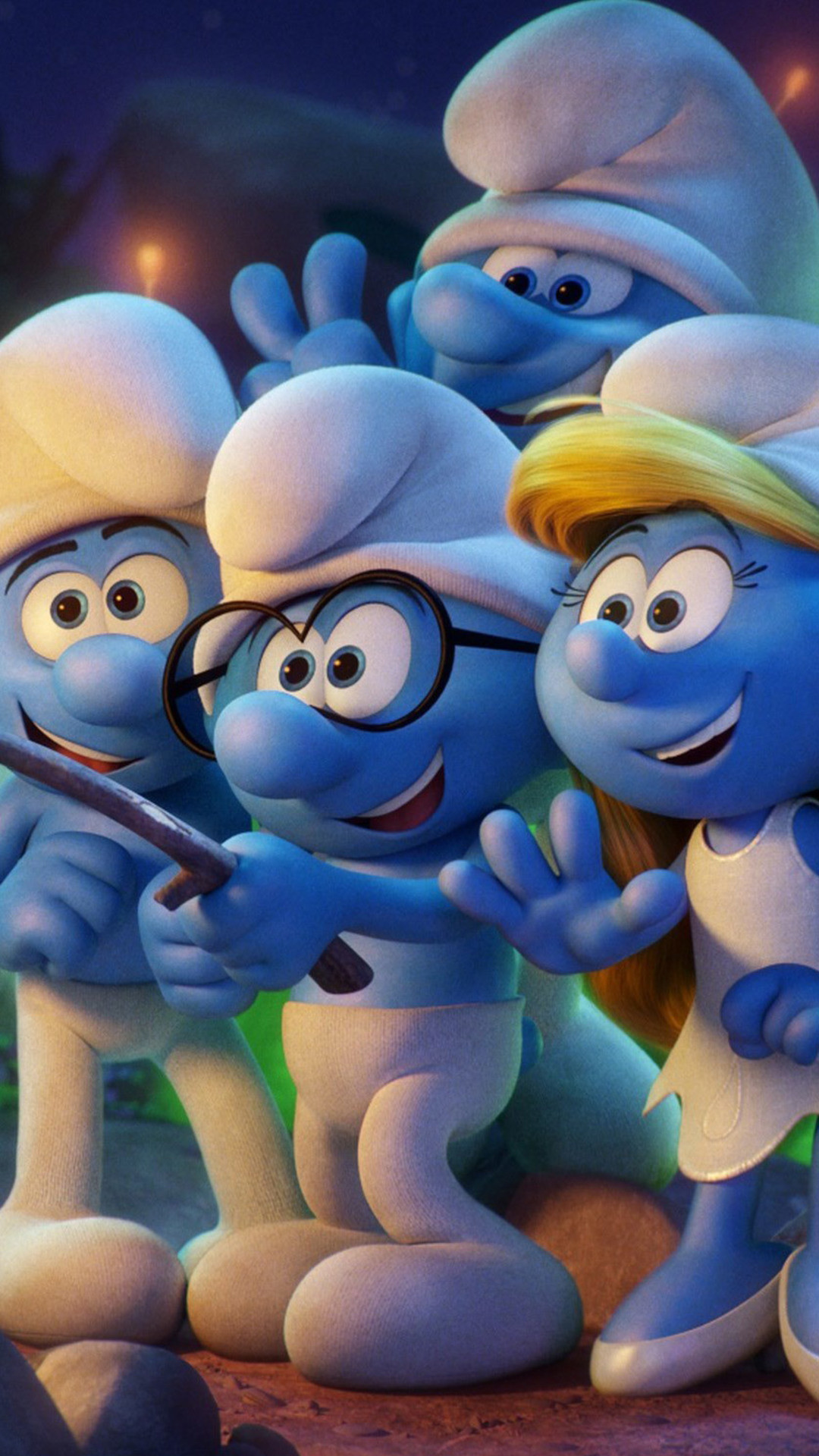 1080x1920 smurf wallpaper for android #690174