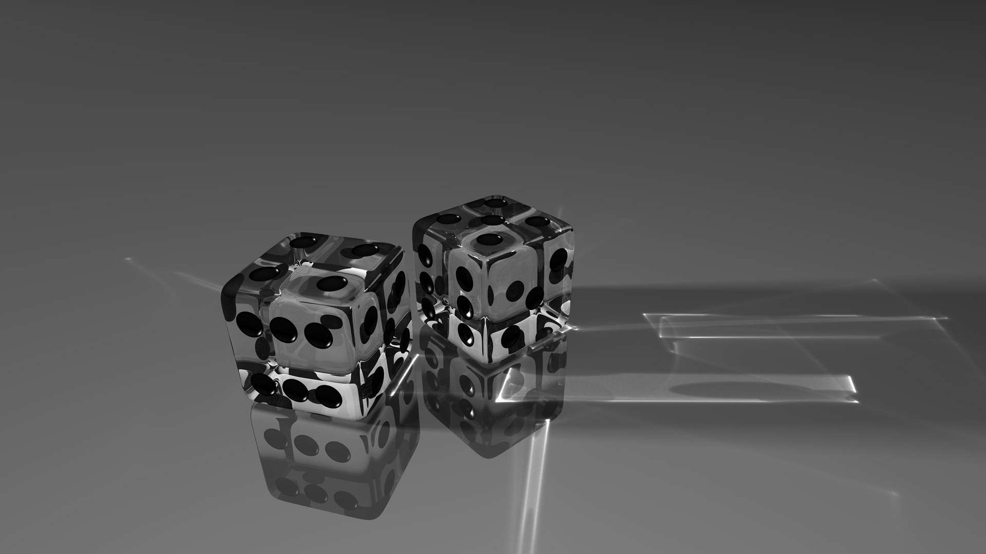 1920x1080 Preview wallpaper dice, dots, glass, surface 