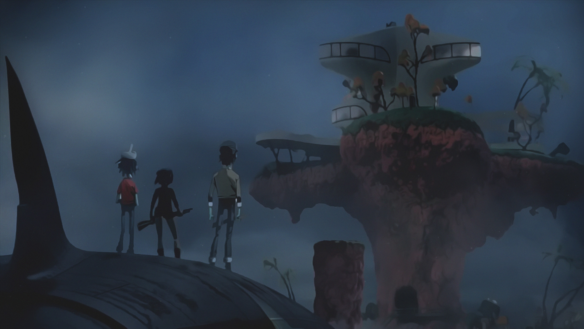 1920x1080 The Arrival at Plastic Beach [Wallpaper, ...