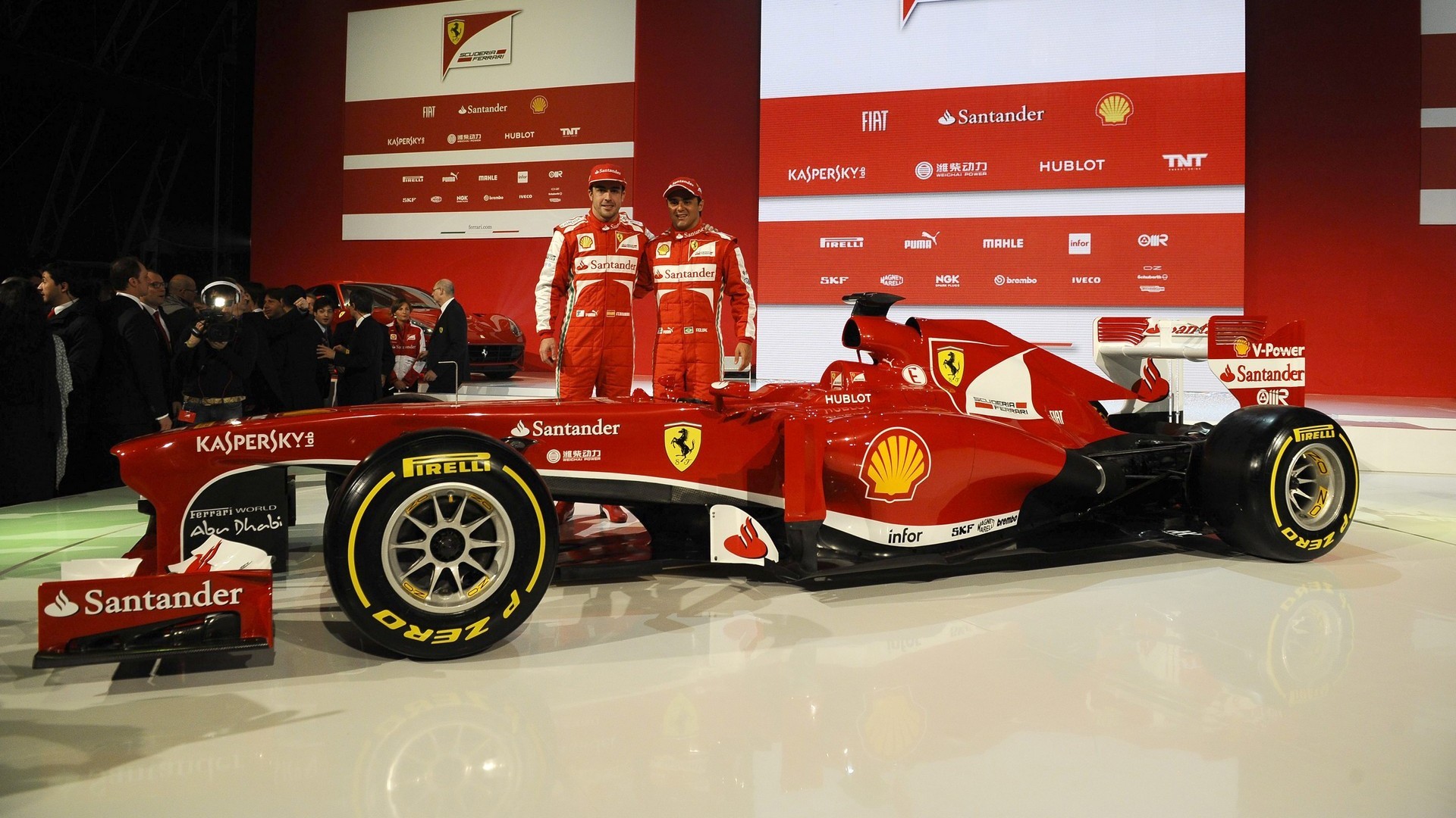 1920x1080 Ferrari F138 car launch ...
