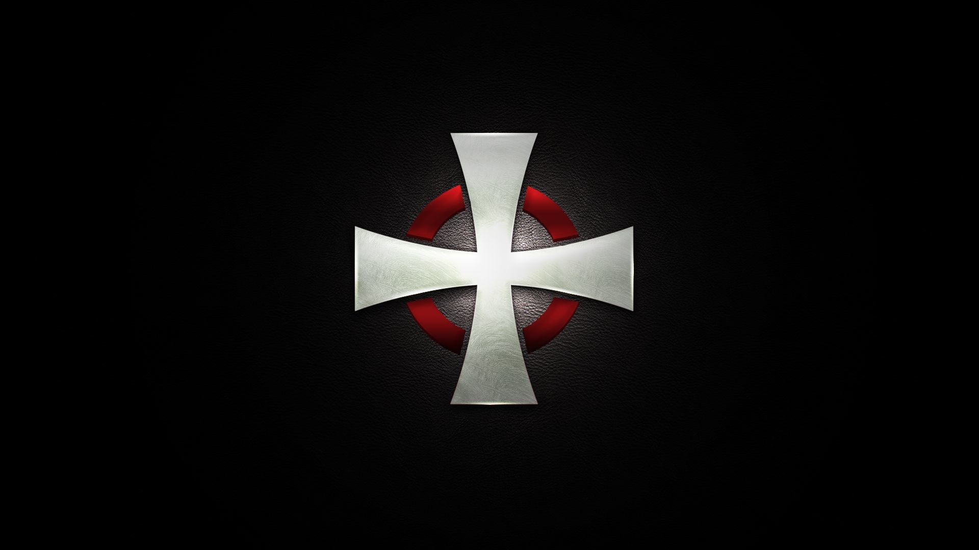 1920x1080 Modern cross of the Knights Templar.