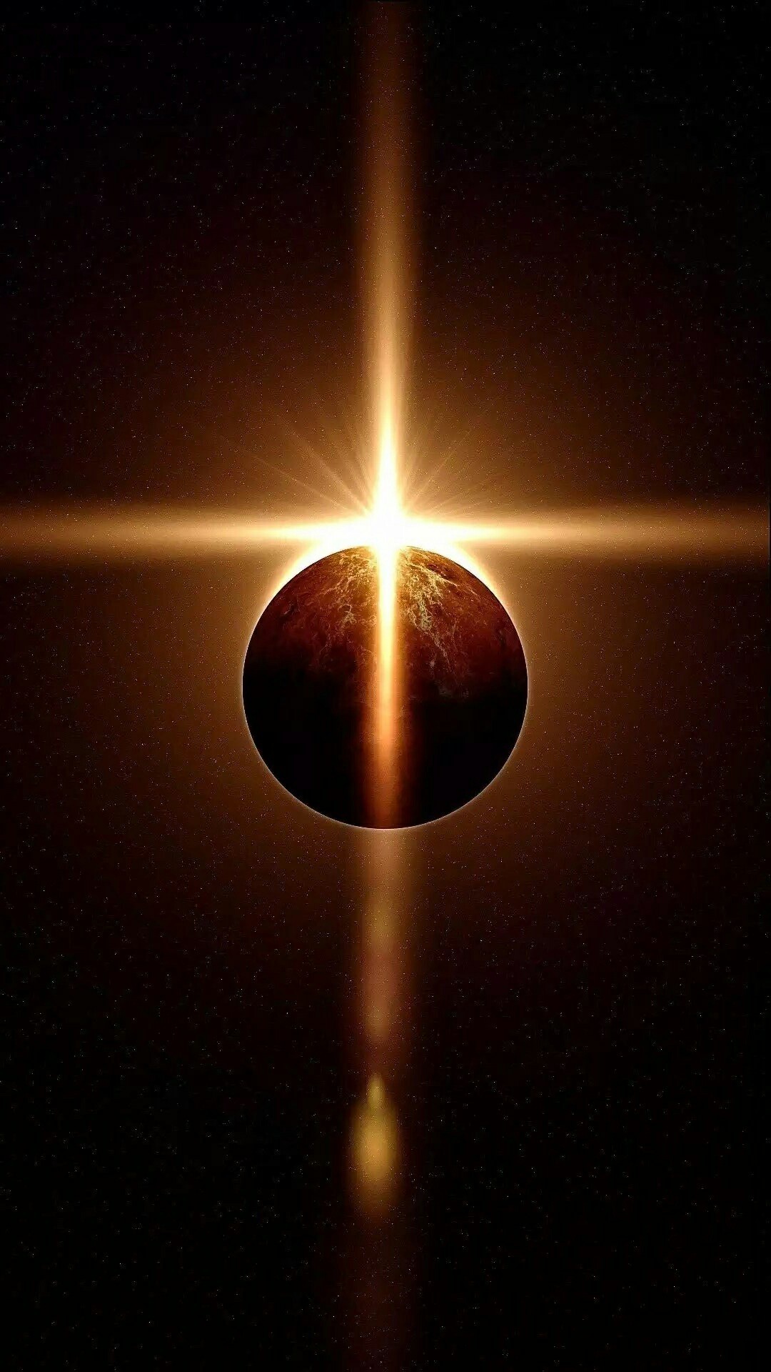 HD wallpaper Solar eclipse illustration black hole digital wallpaper  abstract  Wallpaper Flare
