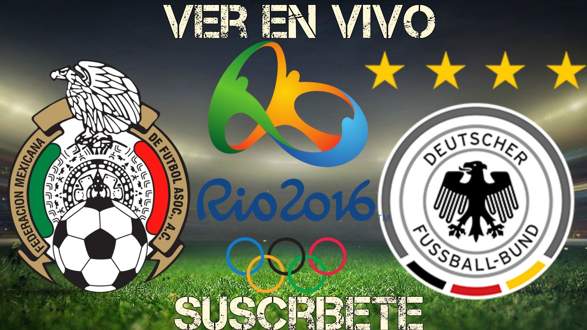 1920x1080 Mexico vs Alemania EN VIVO ONLINE Juegos Olimpicos 2016