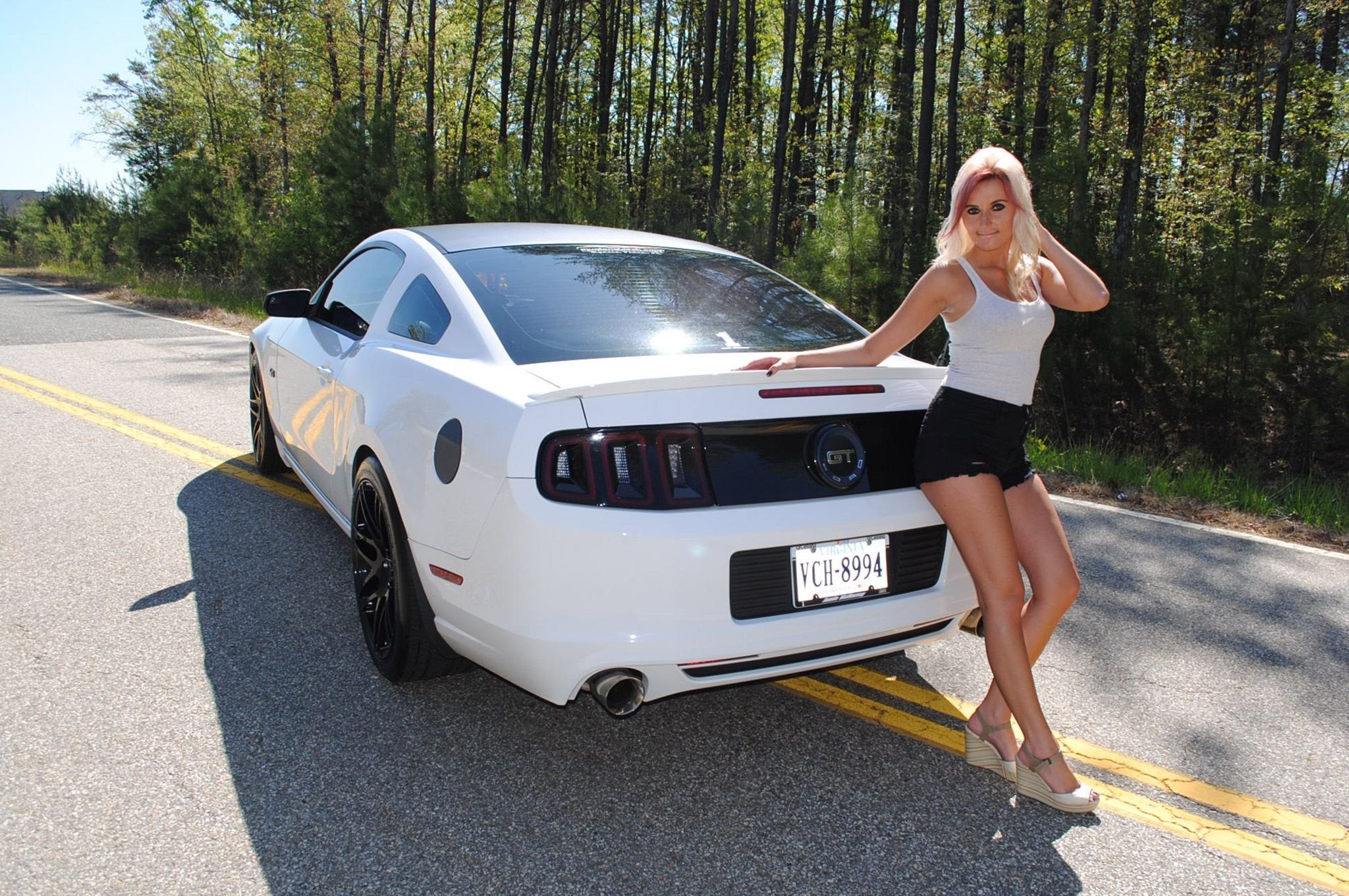 2048x1360 2015 Ford Mustang Supercar Superstreet Ashley Arrington Babe Girl Blondie  USA -05 wallpaper |  | 795715 | WallpaperUP