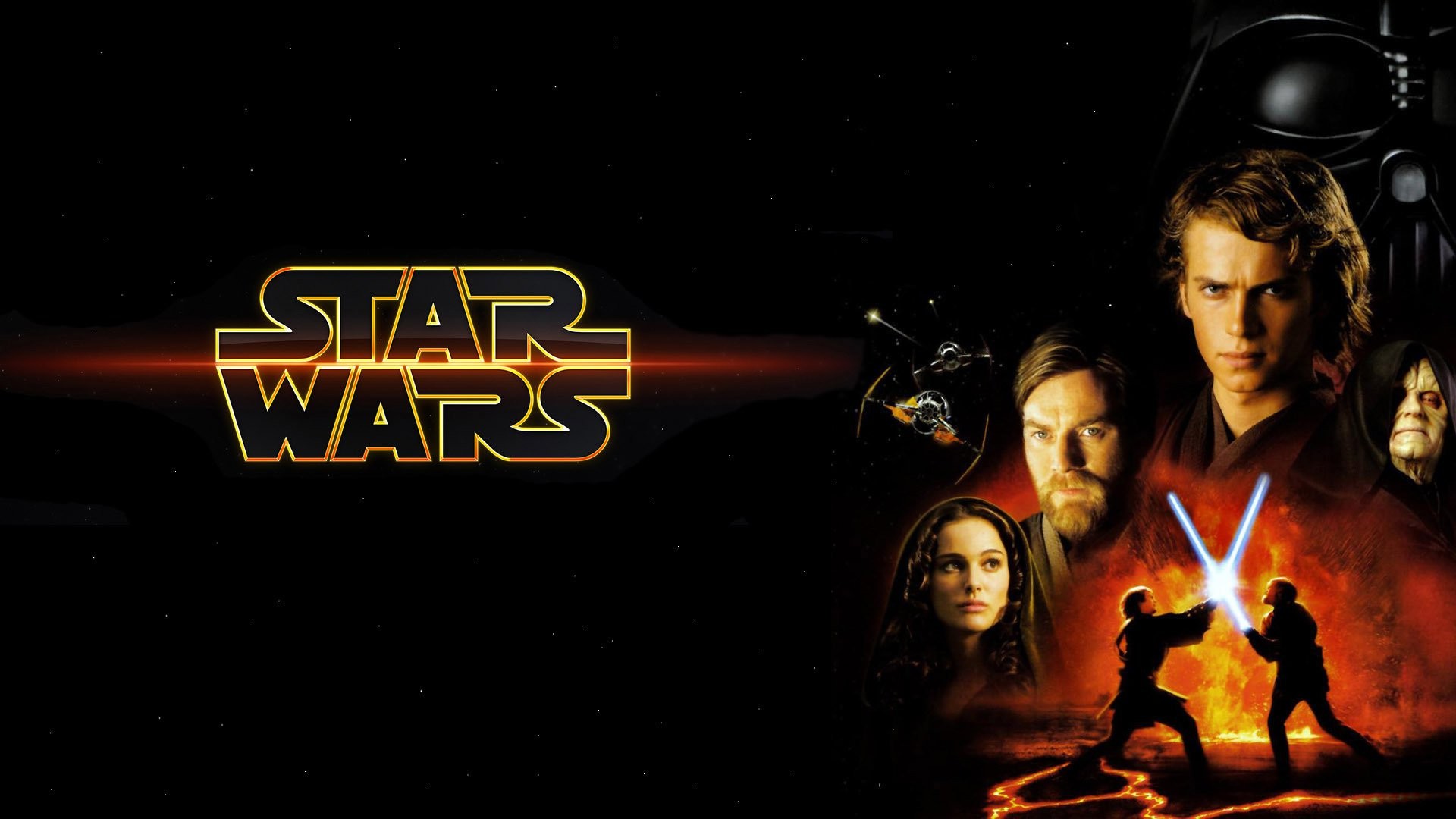 1920x1080 Obi-Wan Kenobi Â· PadmÃ© Amidala Â· Movie - Star Wars Episode III: Revenge of  the Sith PadmÃ© Amidala Darth Vader Anakin