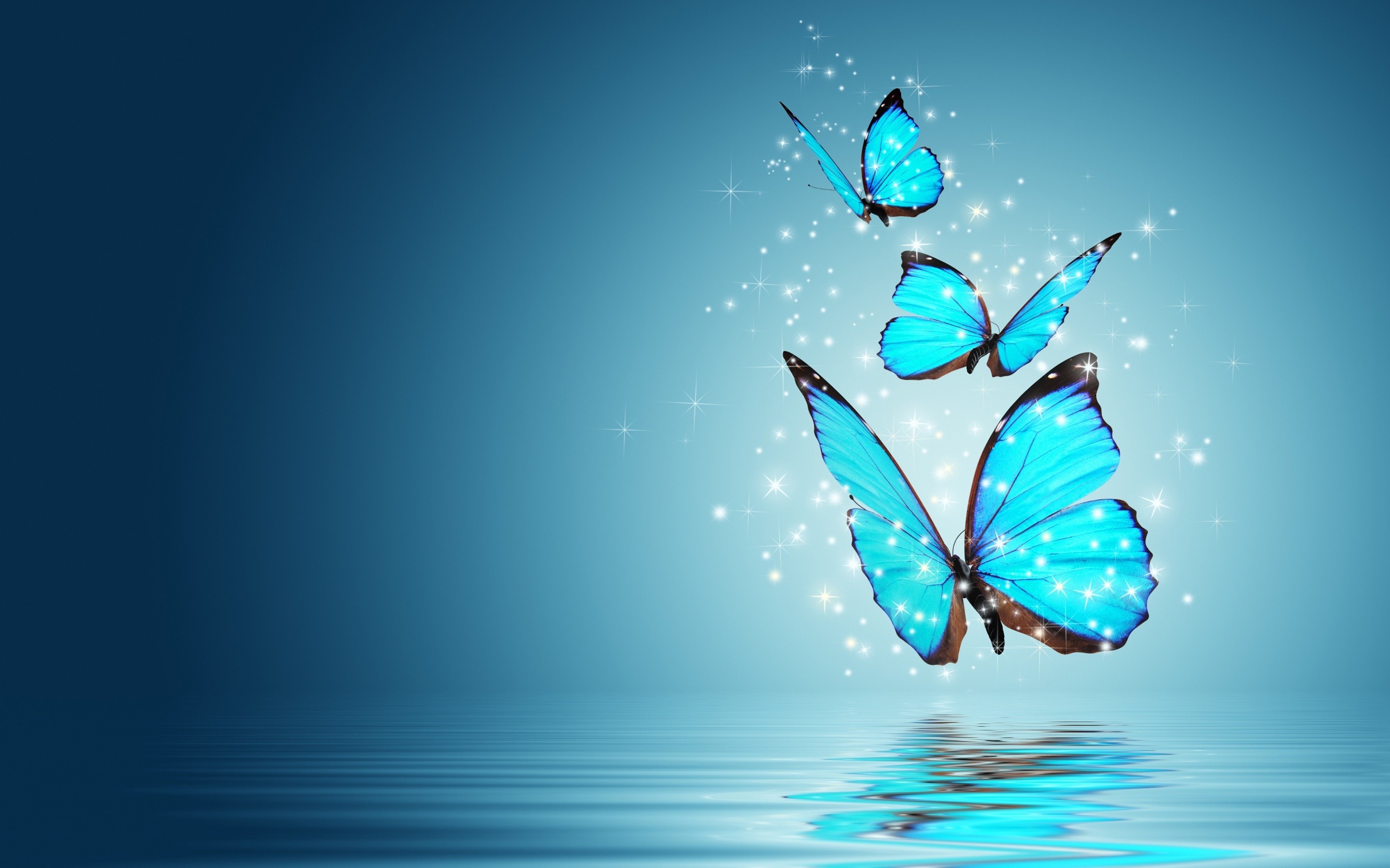 2880x1800 Leopard 3D Wallpaper Screensaver Â· blue-butterfly-water -reflection-wide-40525044.jpg