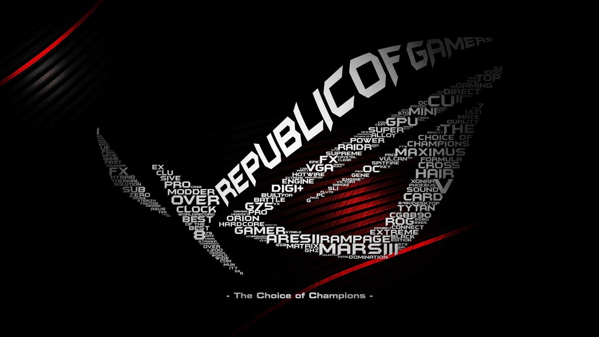 1920x1080 Technologie - Asus Computer Technologie Republic of Gamers Wallpaper