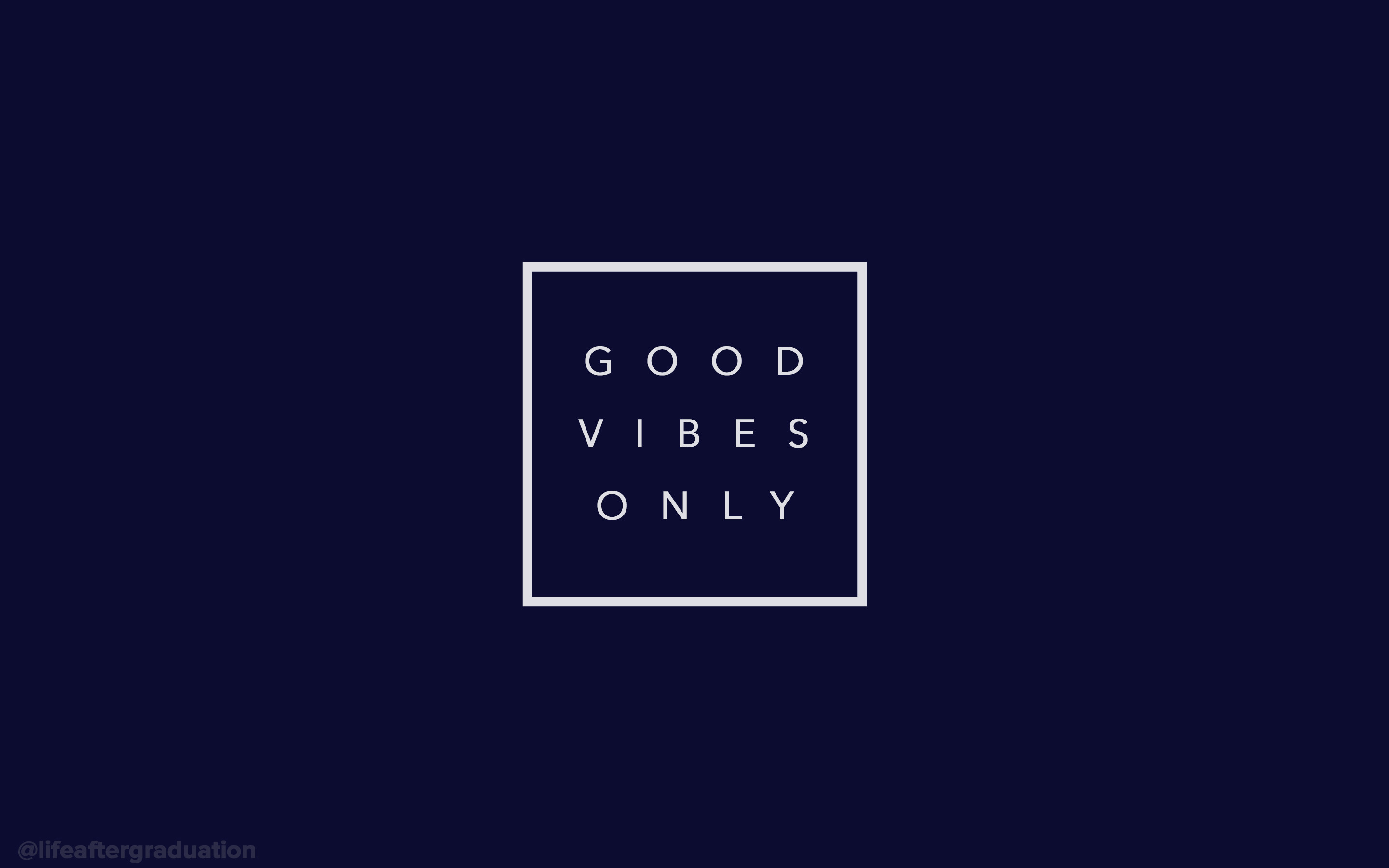2880x1800 good vibes only (navy) - desktop wallpaper