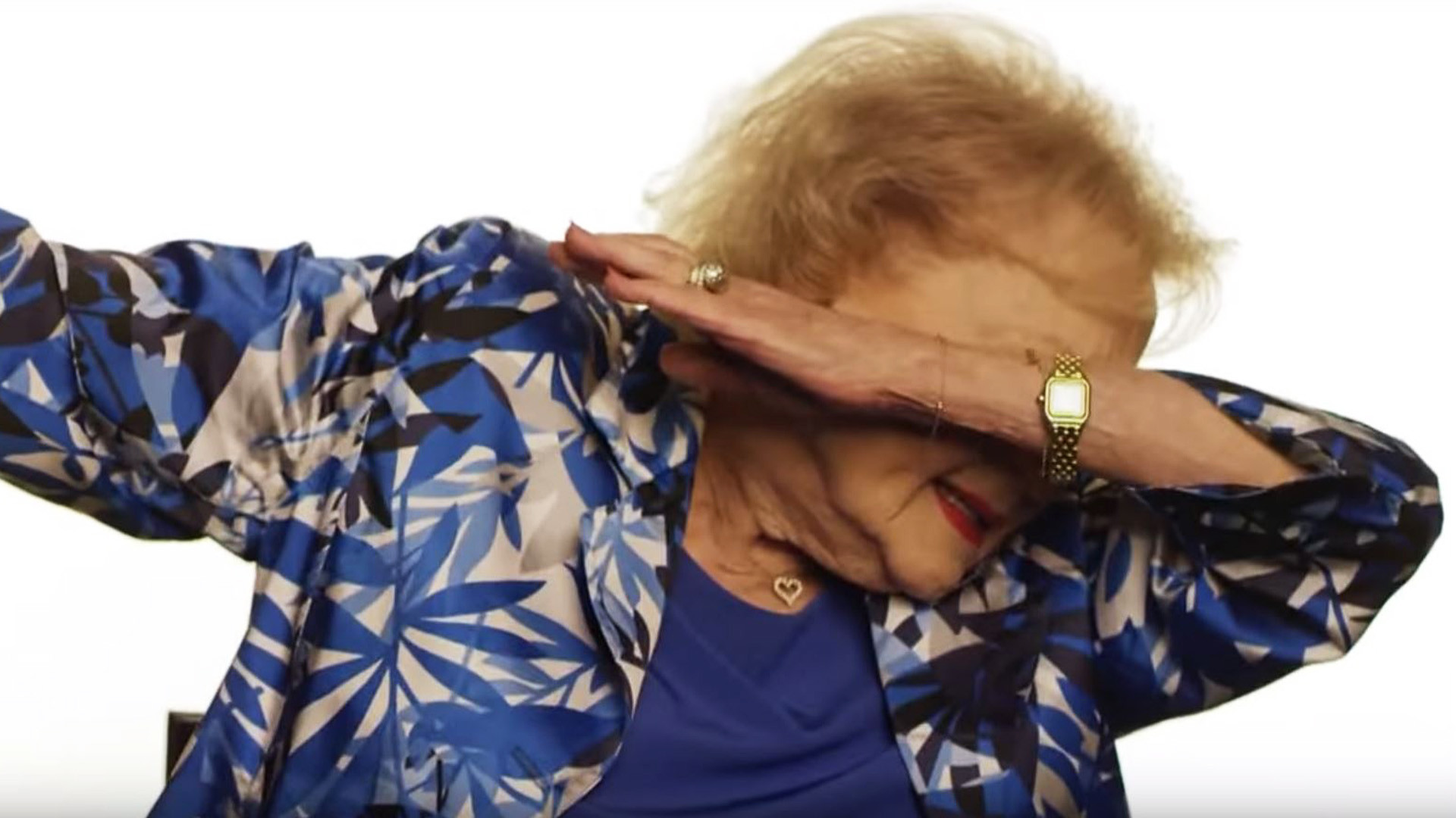 1920x1080 Does Betty White dab better than Cam Newton? Watch for yourself!