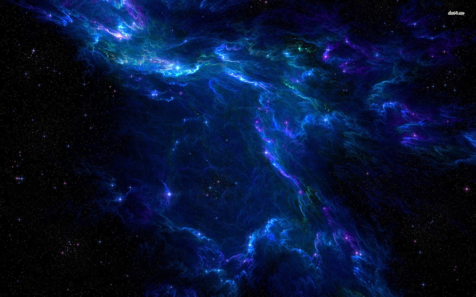 1920x1200 Glowing blue nebula wallpaper - Space wallpapers - #