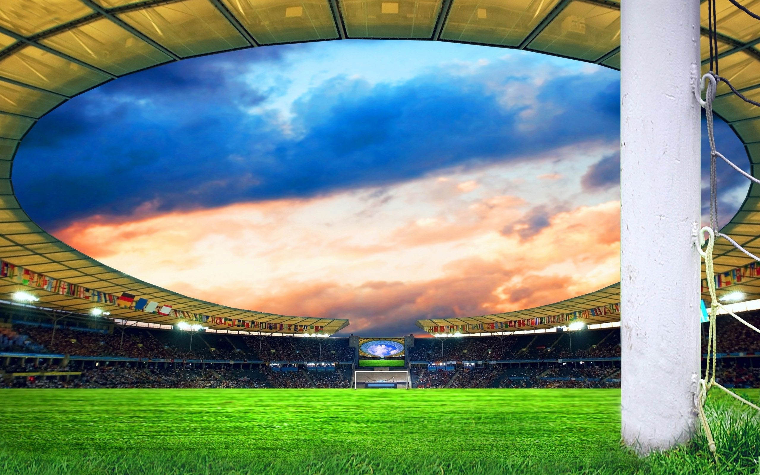 2560x1600 Soccer Field Wallpaper Desktop Background #mZI