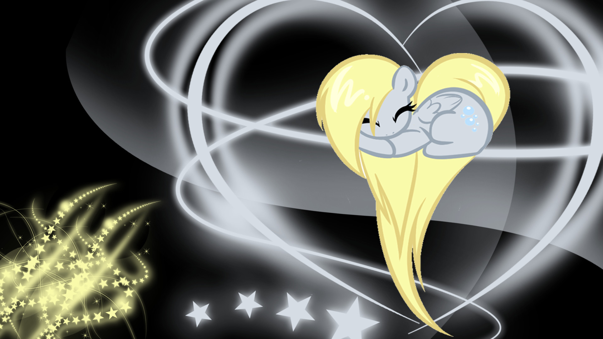 1920x1080 derpy hooves heart pony set by sk8pants d4mn14r