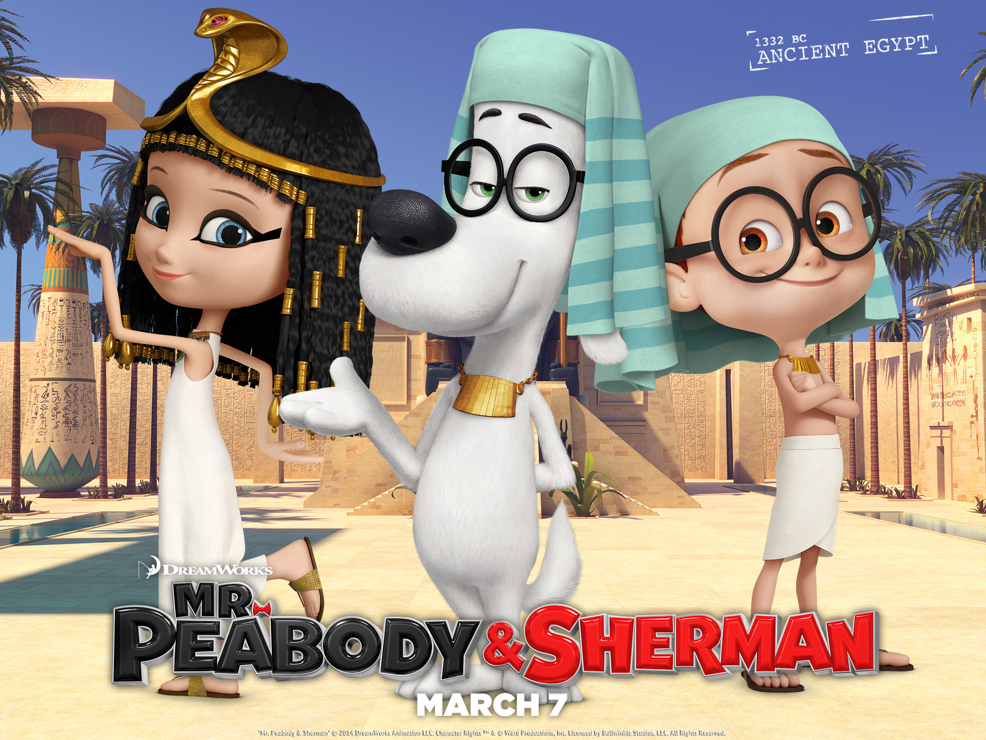 1920x1440 Mr. Peabody and Sherman in Ancient Egypt wallpaper - Click picture for high  resolution HD wallpaper
