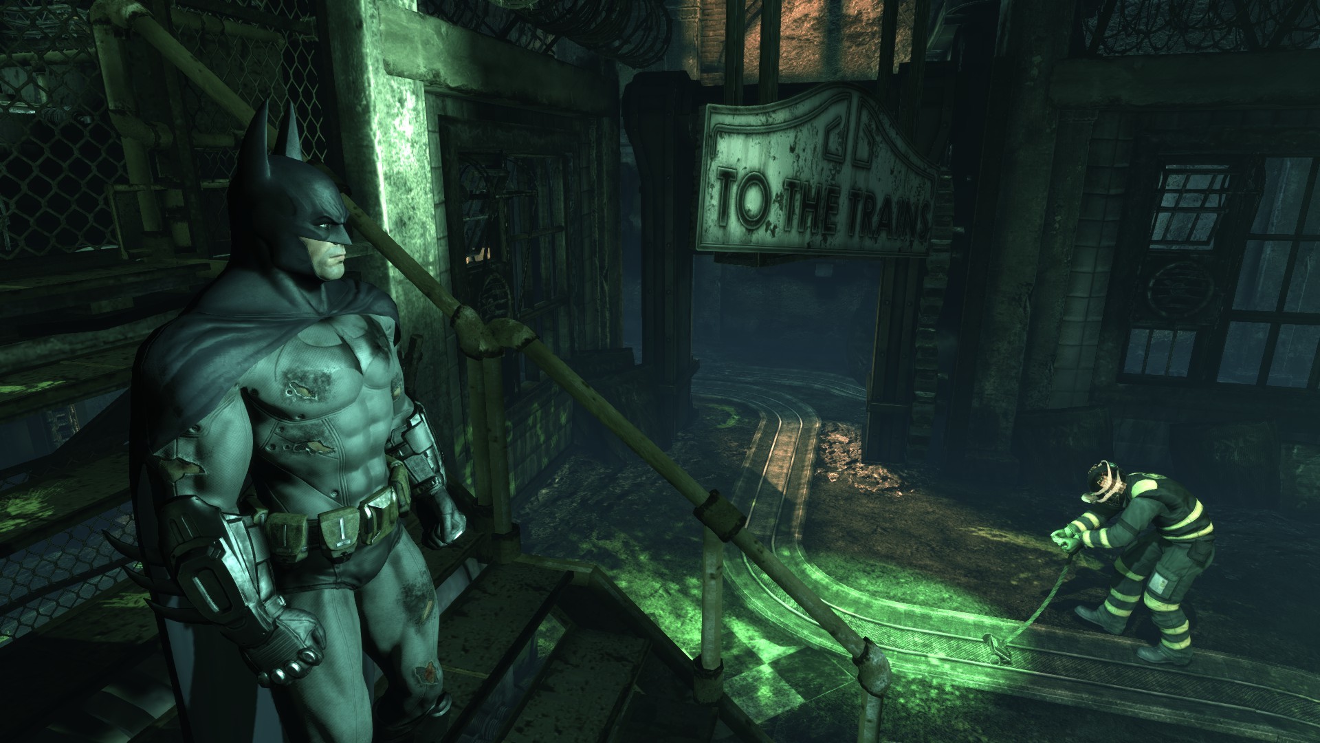 1920x1080 When the tip "Takedown" pop ups - press it and Batman will remind Riddler  that he has not only the sharpest mind, but a heavy fists too.
