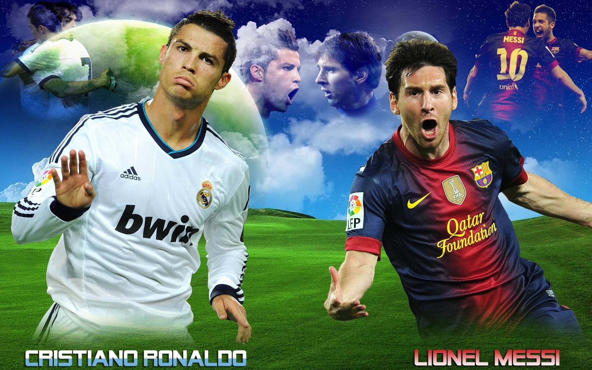 1920x1200 ... Cristiano Ronaldo Vs Lionel Messi 2015 Wallpapers Wallpaper Cave ...