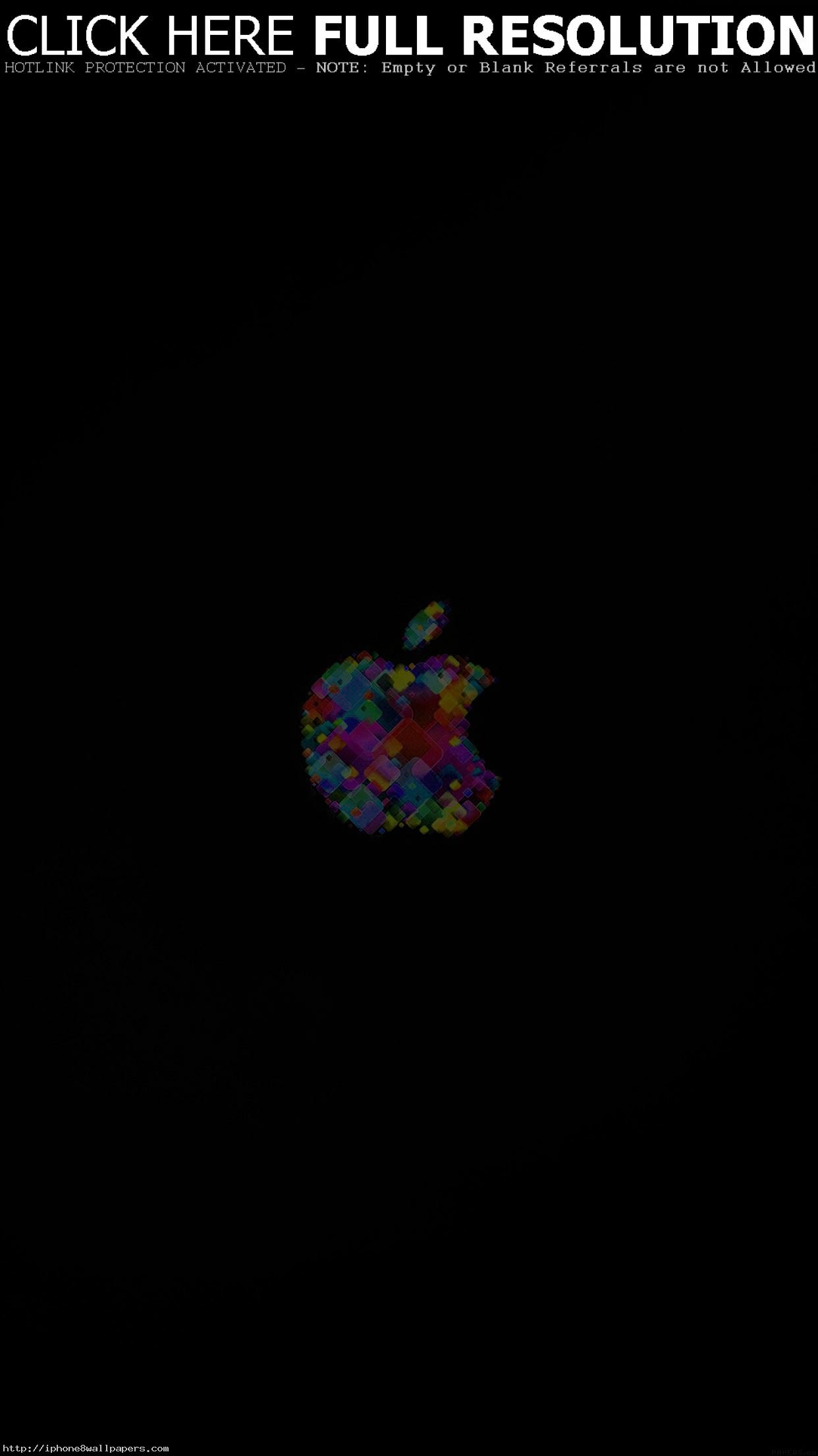 1242x2208 Apple Event Logo Art Dark Minimal Android wallpaper - Android HD wallpapers