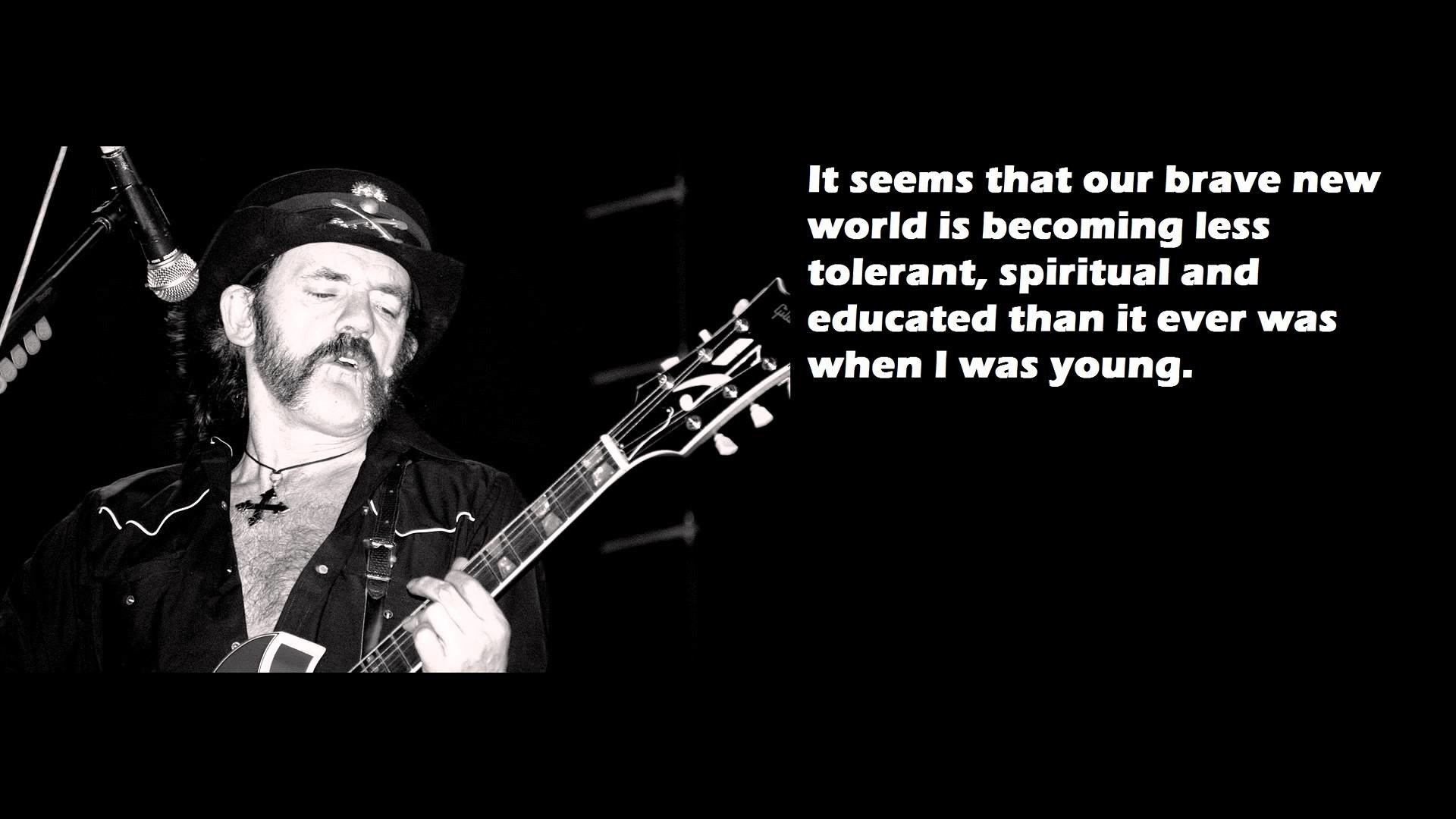 1920x1080 Lemmy Kilmister Top Quotes