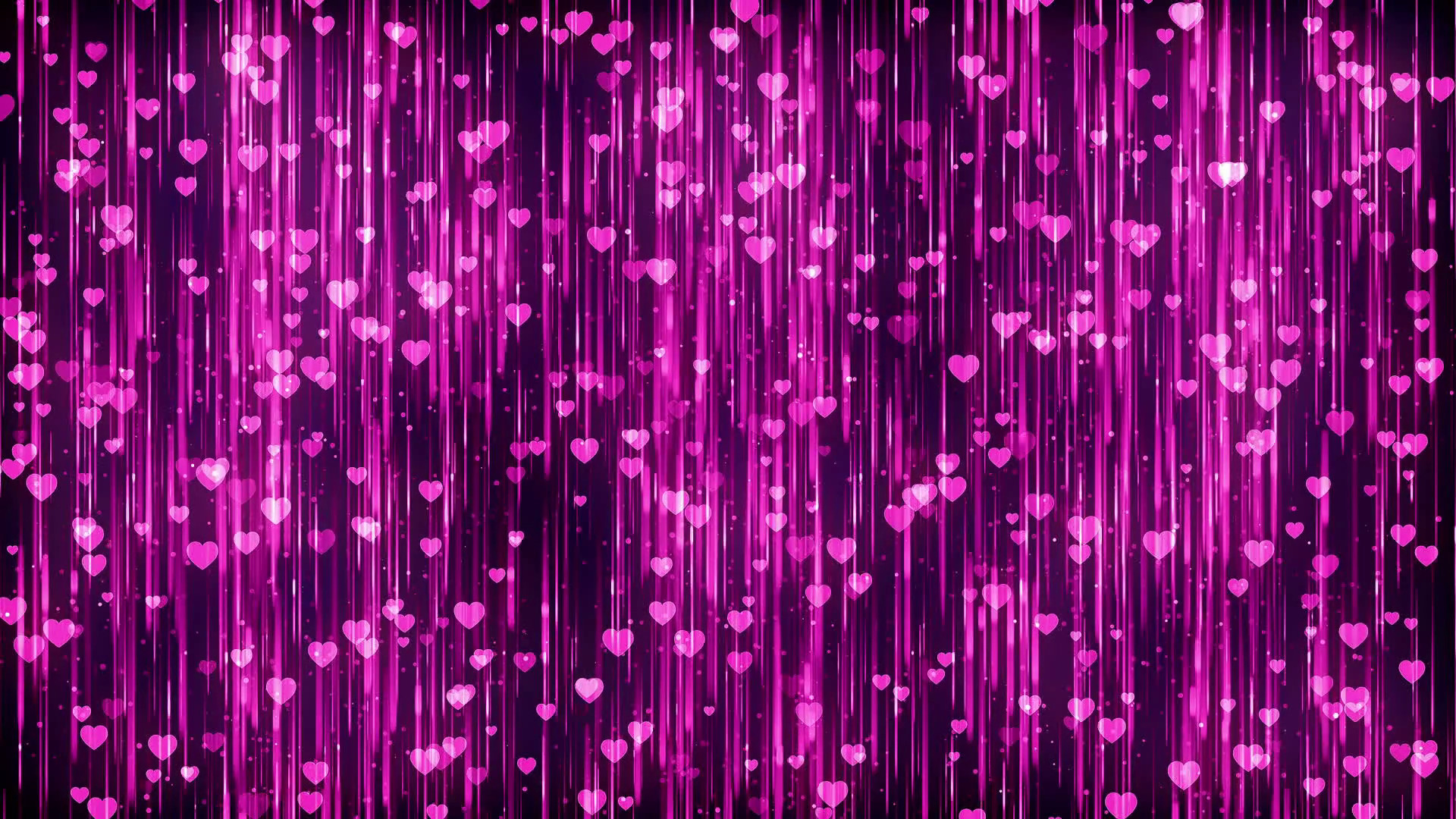 1920x1080 Hearts Magenta Particles Background Motion Background - Storyblocks Video