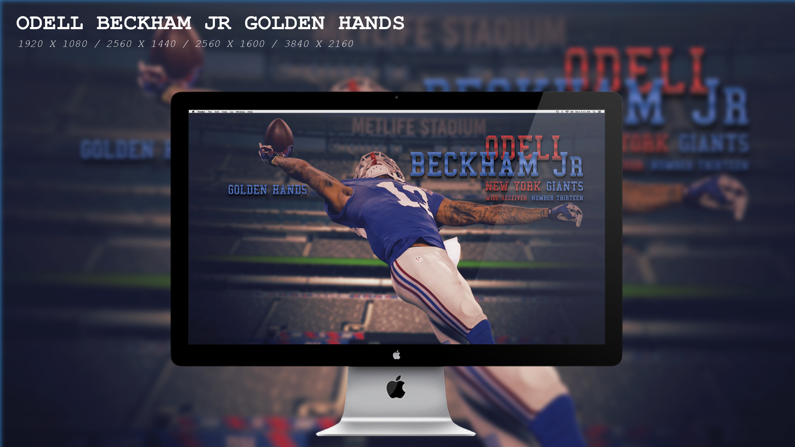 2560x1440 Odell Beckham Jr Golden Hands Wallpaper HD by BeAware8 on DeviantArt
