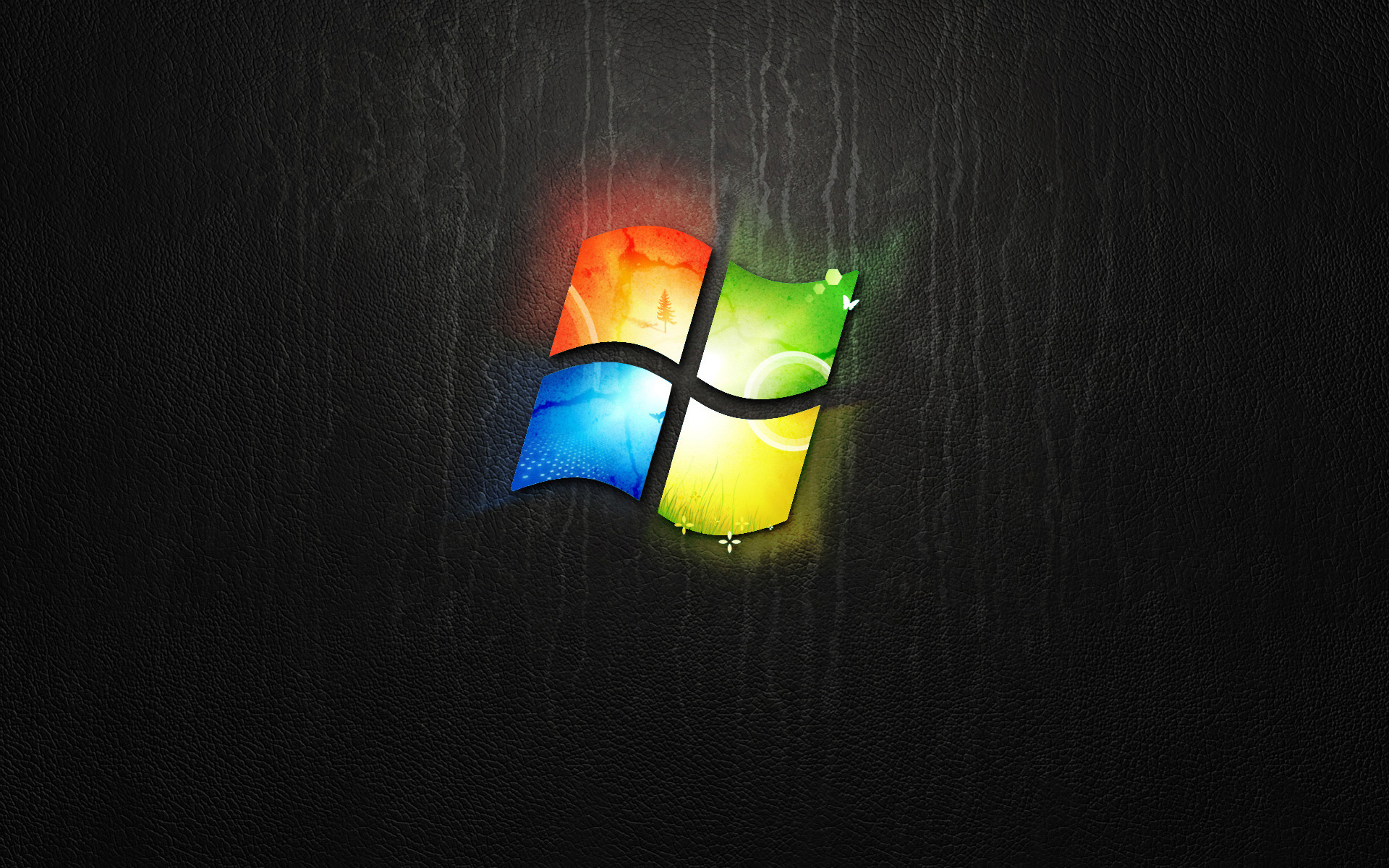 1920x1200 Dark Windows Logo