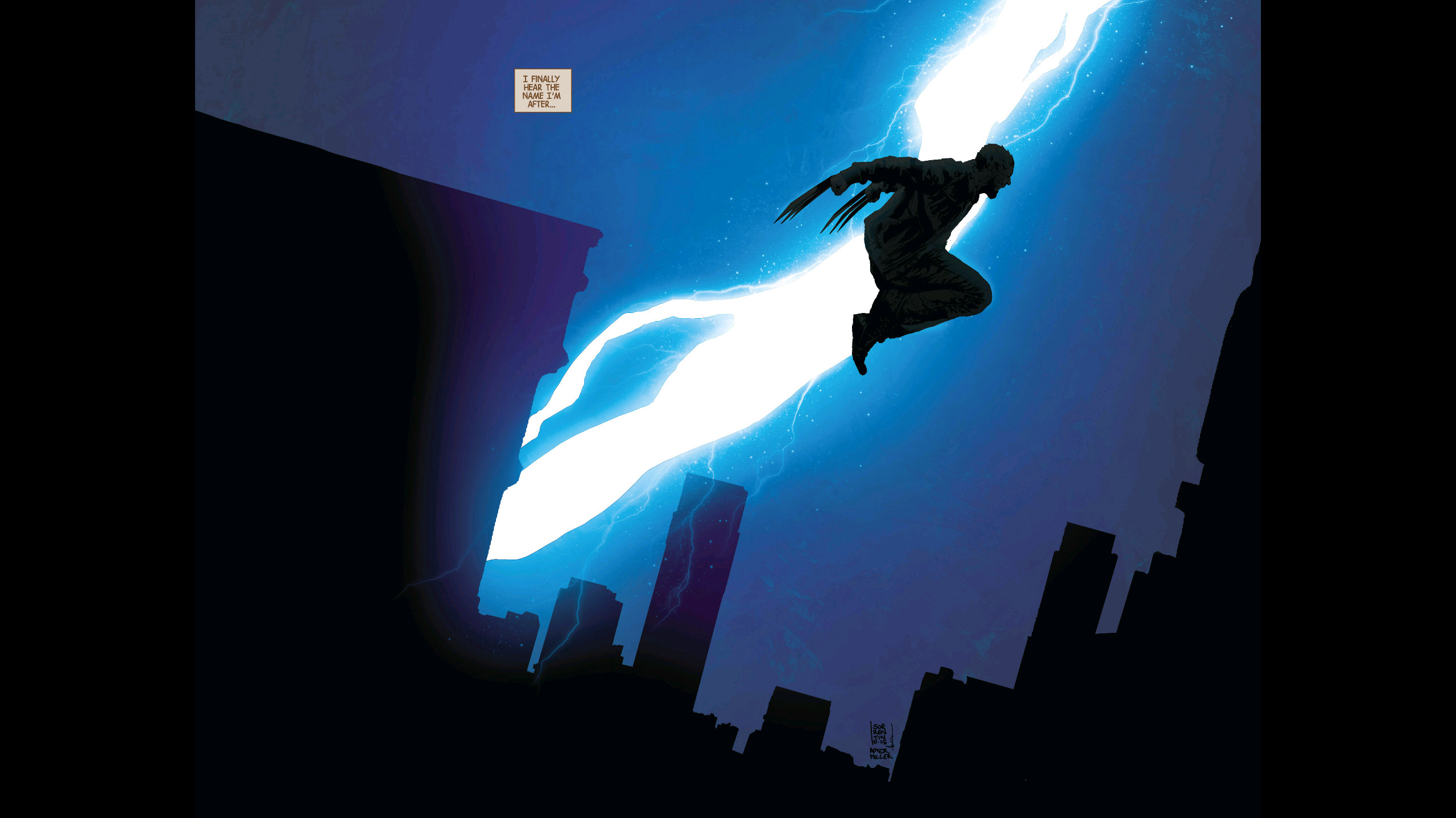 2560x1440 Amazing tribute to Frank Miller's Dark Knight [Old Man Logan #1] ...