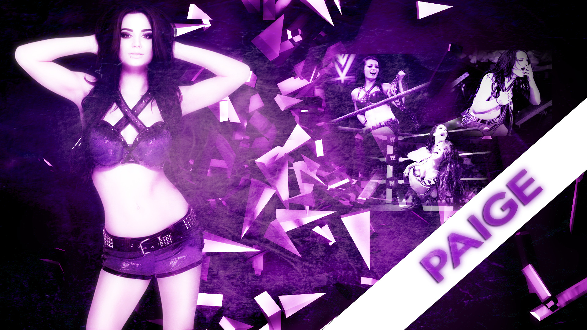 1920x1080 WWE - Divas Champion Paige - Custom Wallpaper by xpoisoneddivax on .