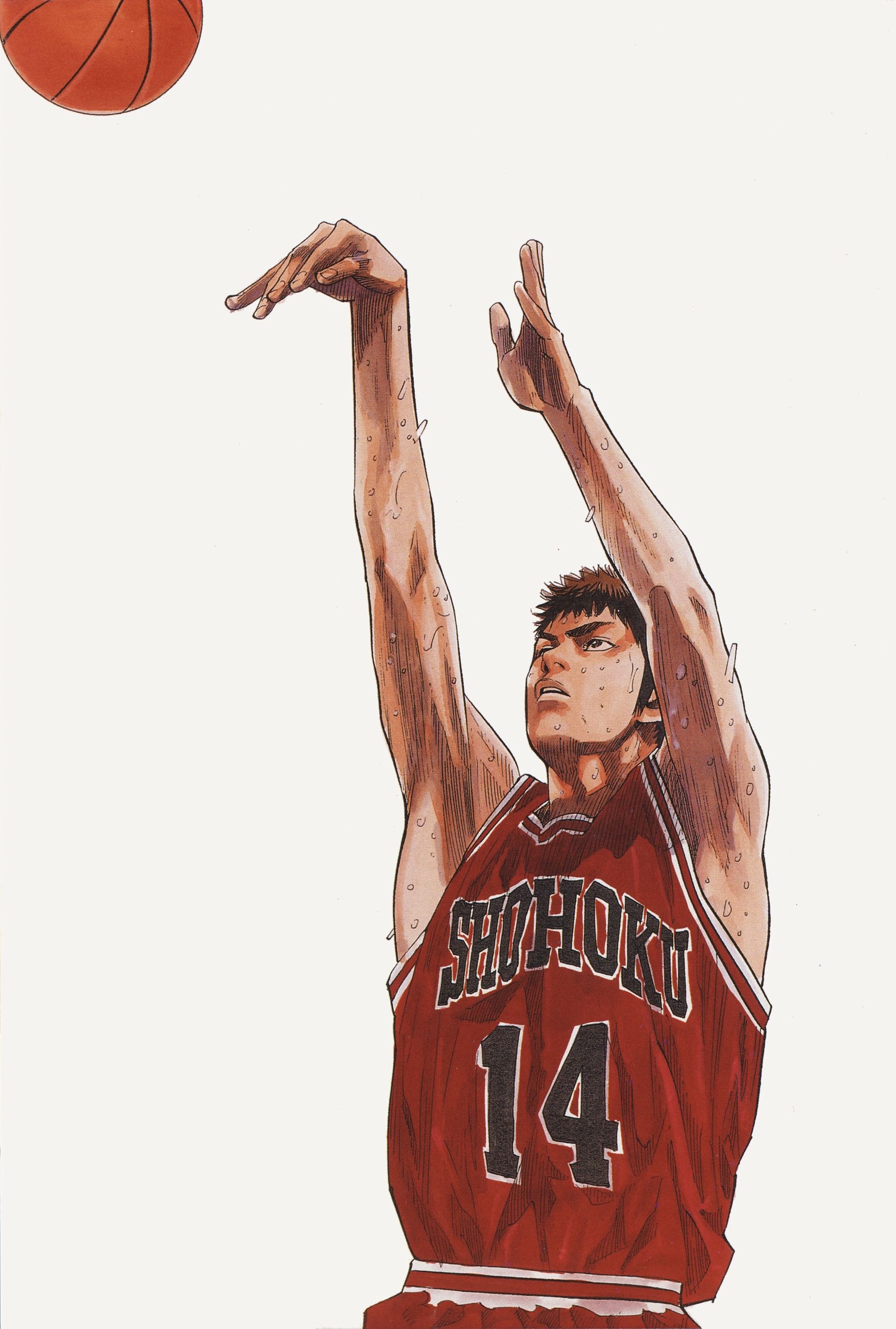 1754x2600 Anime sports basketball guy Slam Dunk Series Hisashi Mitsui Character  wallpaper |  | 723391 | WallpaperUP