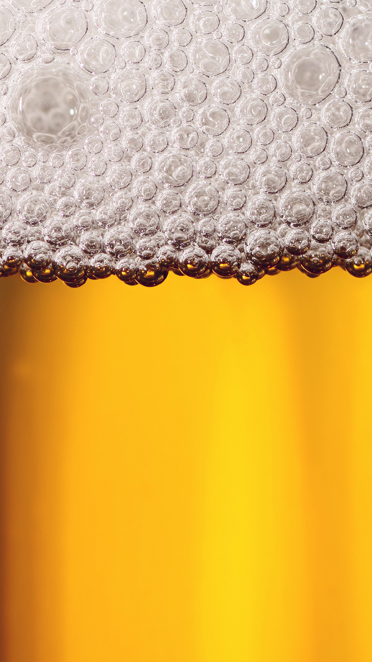 1242x2208 Glass Of Beer Foam Bubbles Close Up iPhone 6+ HD Wallpaper