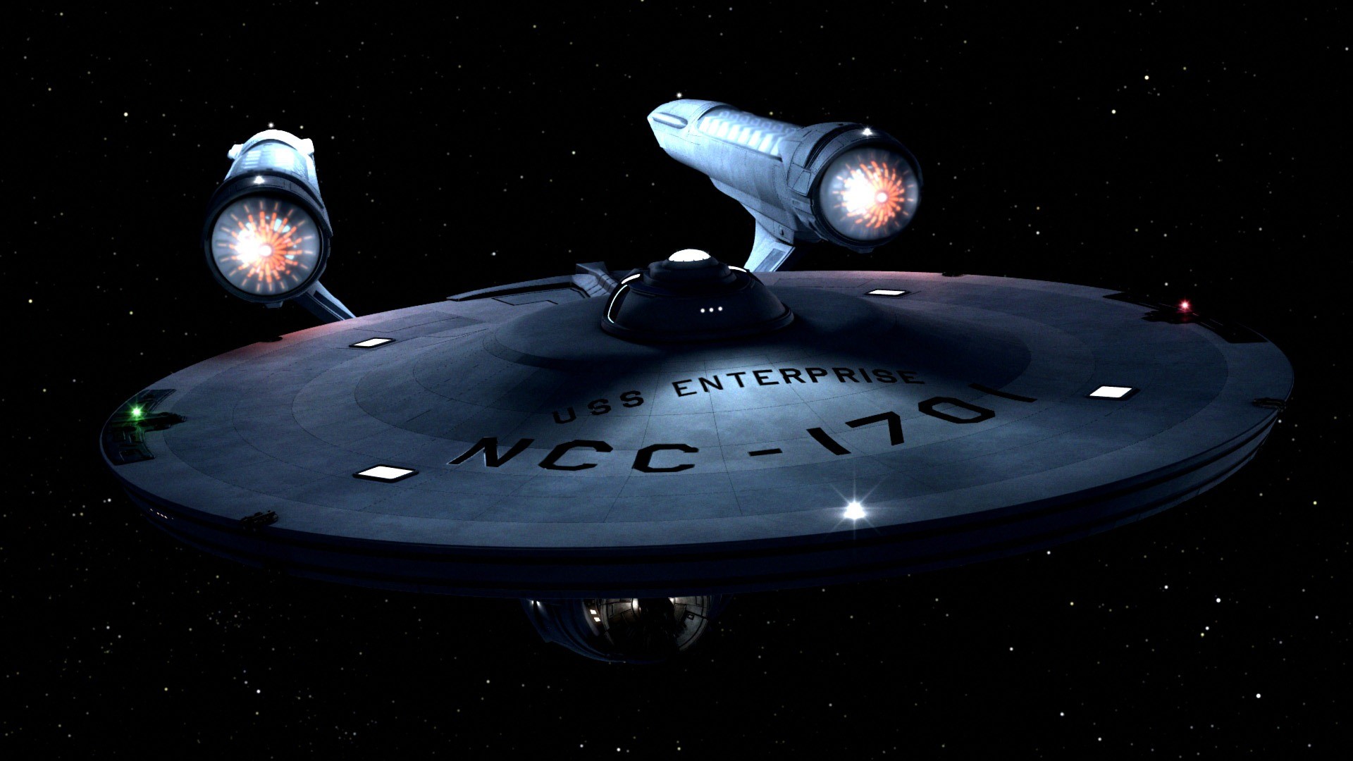 1920x1080 Just a nice image of the TOS Enterprise done in CGI (I think).
