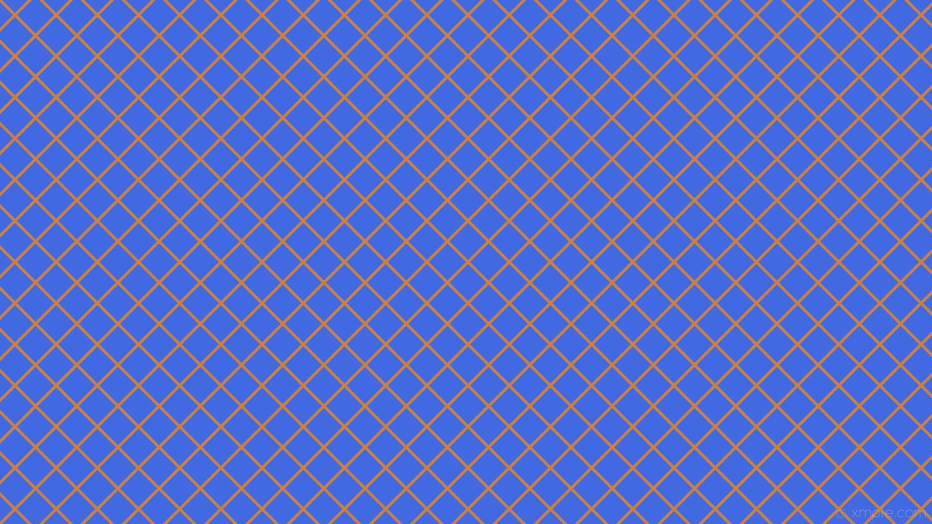 1920x1080 wallpaper orange graph paper grid blue royal blue dark orange #4169e1  #ff8c00 45Â°