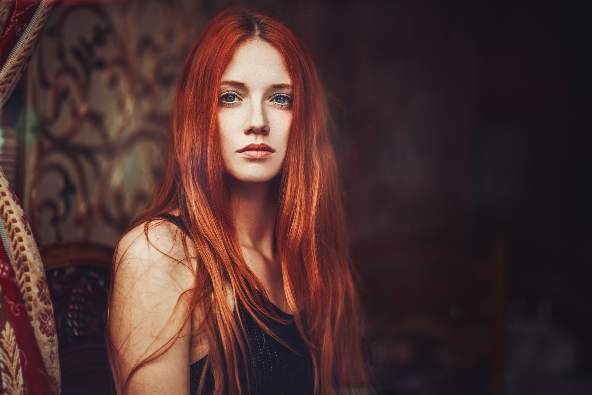 2048x1365 redhead, Women, Model, Portrait Wallpapers HD / Desktop and Mobile  Backgrounds