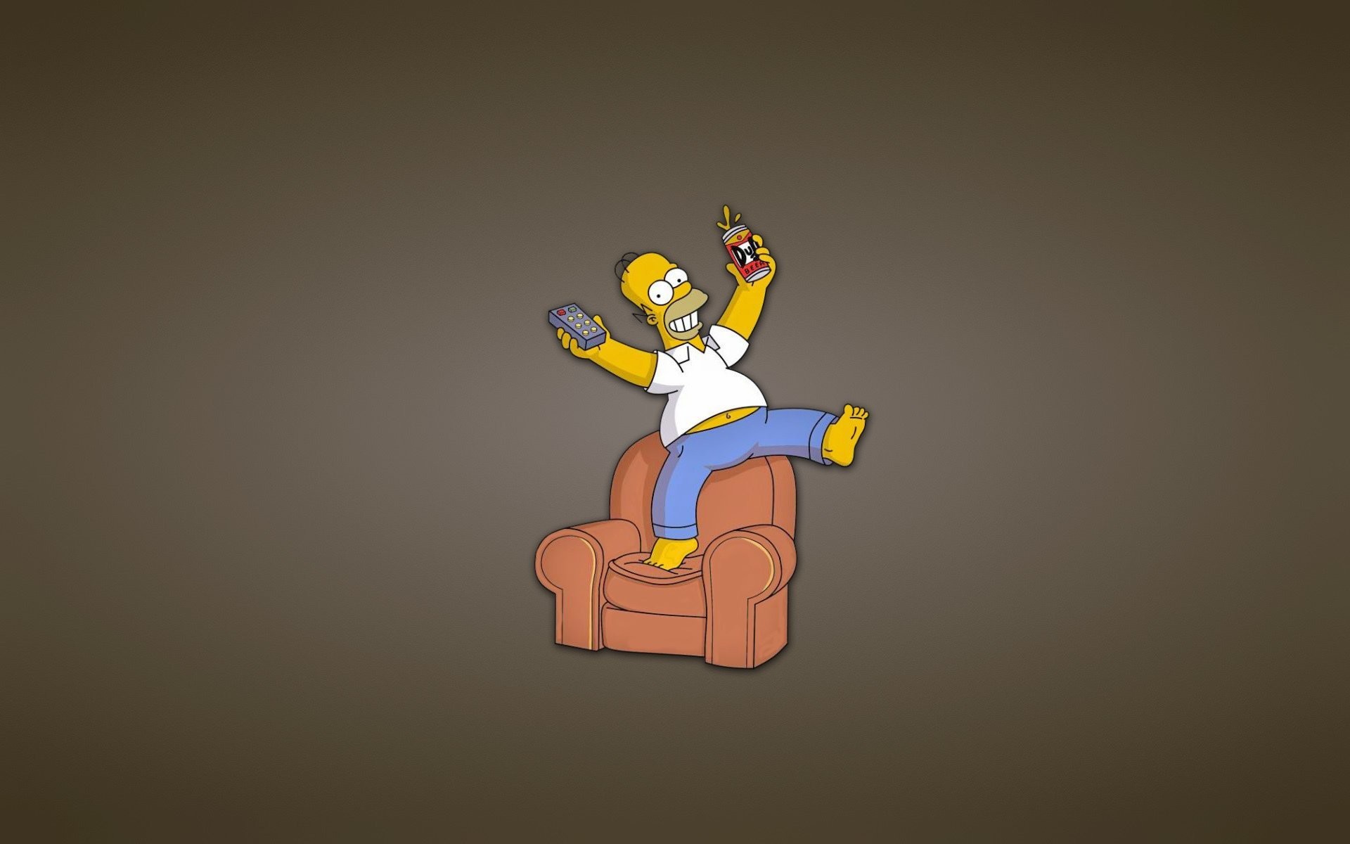 1920x1200 the simpsons the simpsons of the bank sofa chair remote homer veselukha  homer simpson minimalism