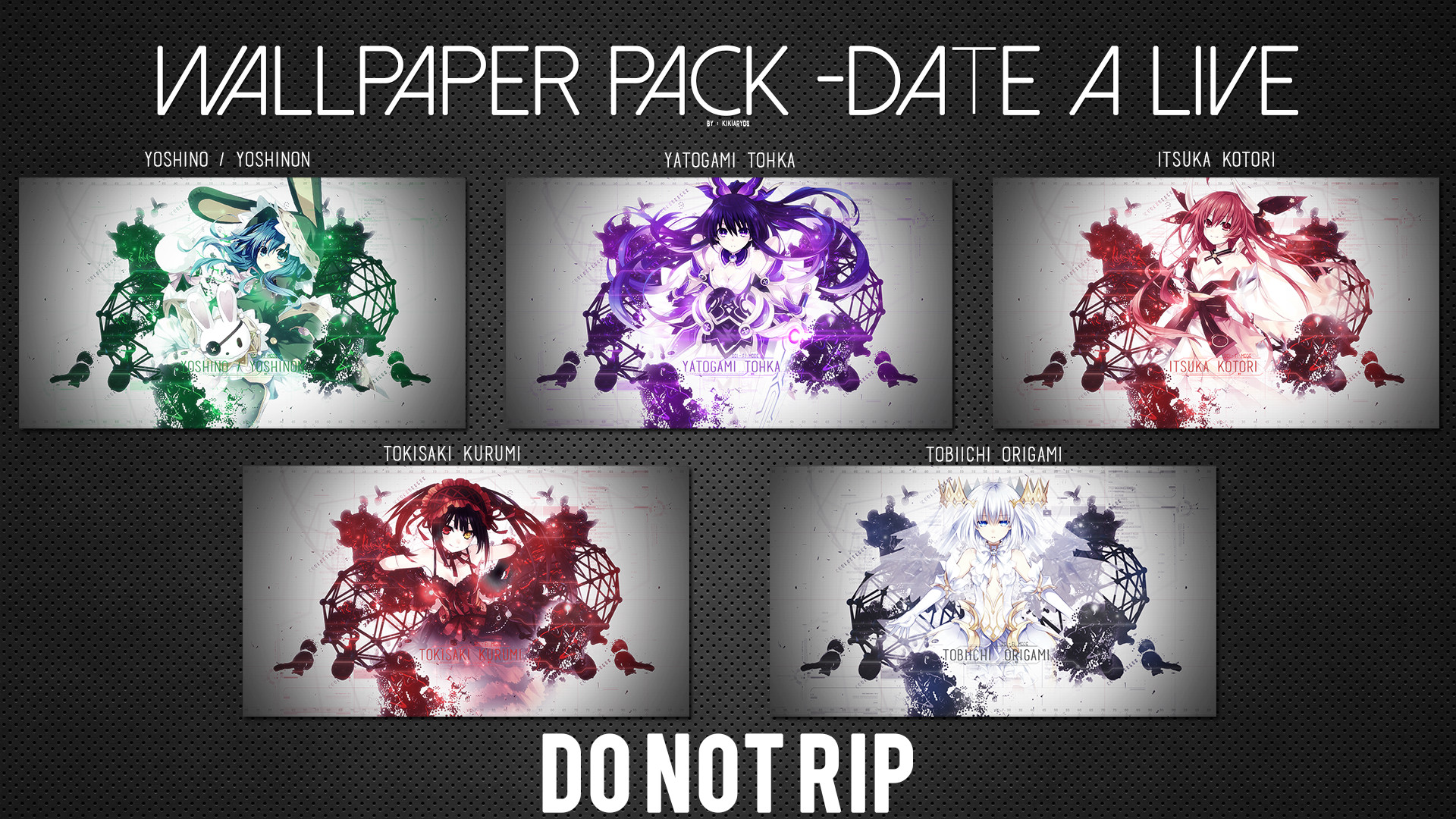 1920x1080 ... Wallpaper Pack #1 - Date A Live by kikiaryos