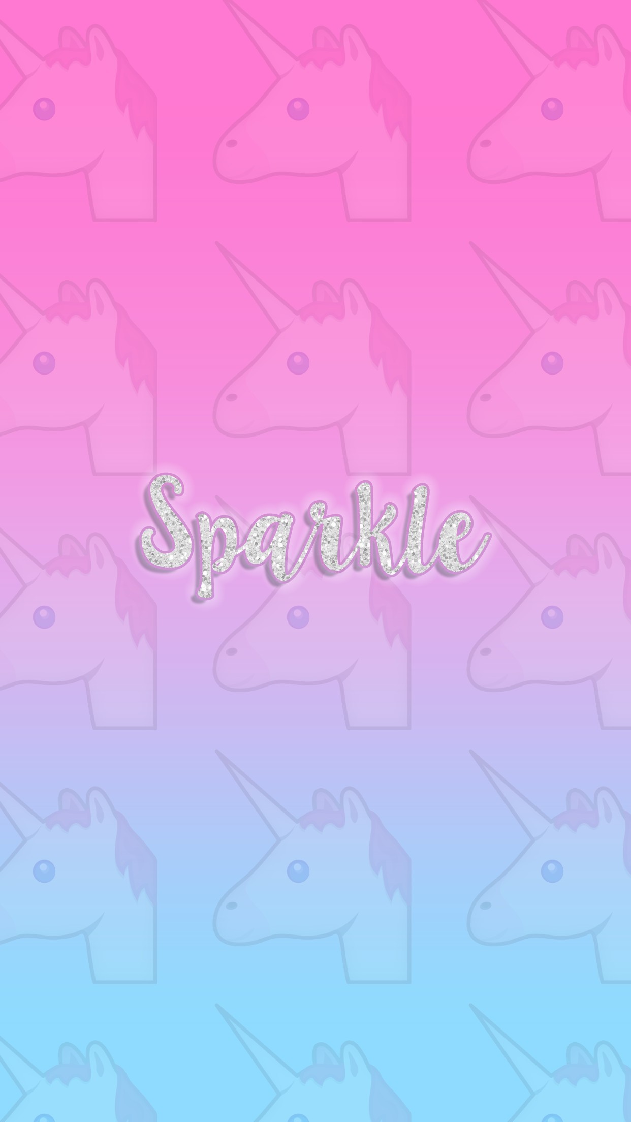 1242x2208 Wallpaper, background, iPhone, Android, HD, unicorn, unicorns, sparkle,