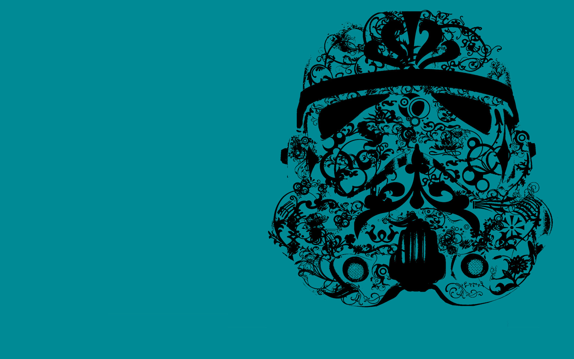 1920x1200 Stormtrooper Splatter 3D Wallpaper With Awesome Blue