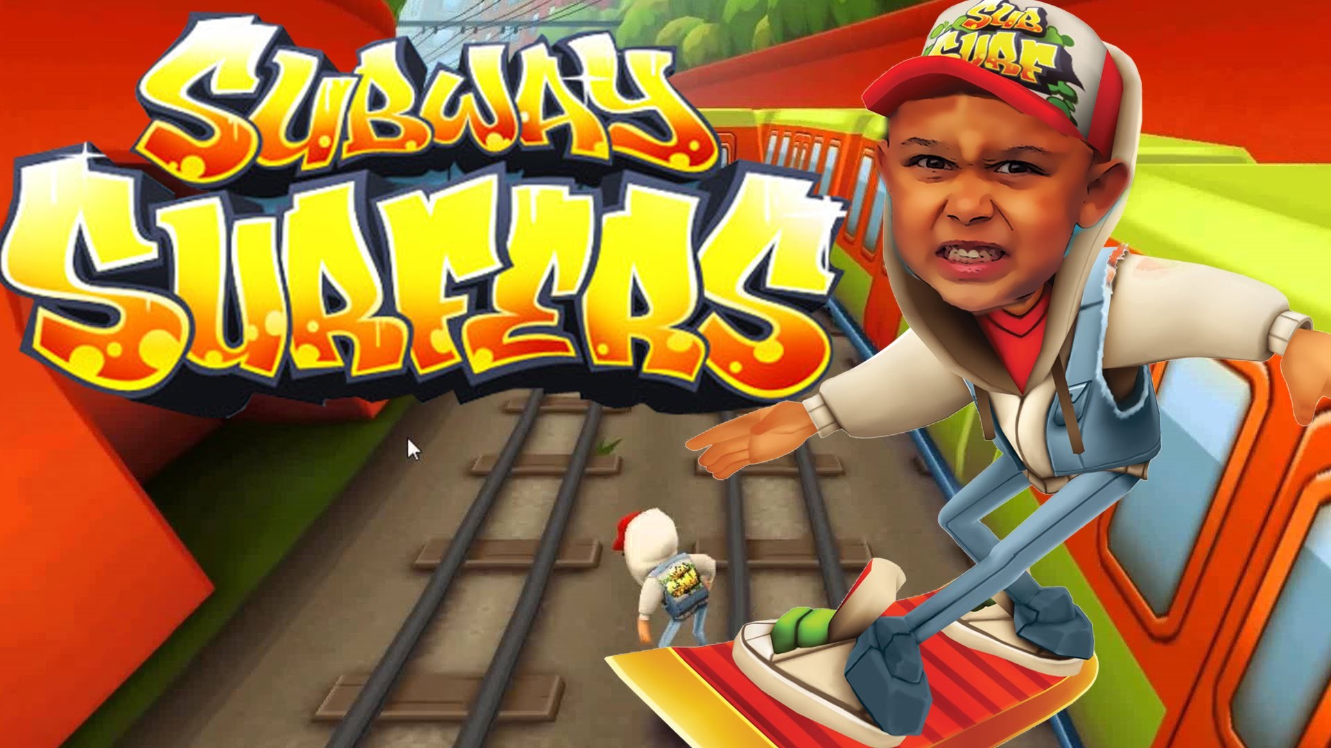 1920x1080 Subway Surfers (iOS/Android) MINI ME shows us how to surf in the subway  Lets play Gameplay - YouTube