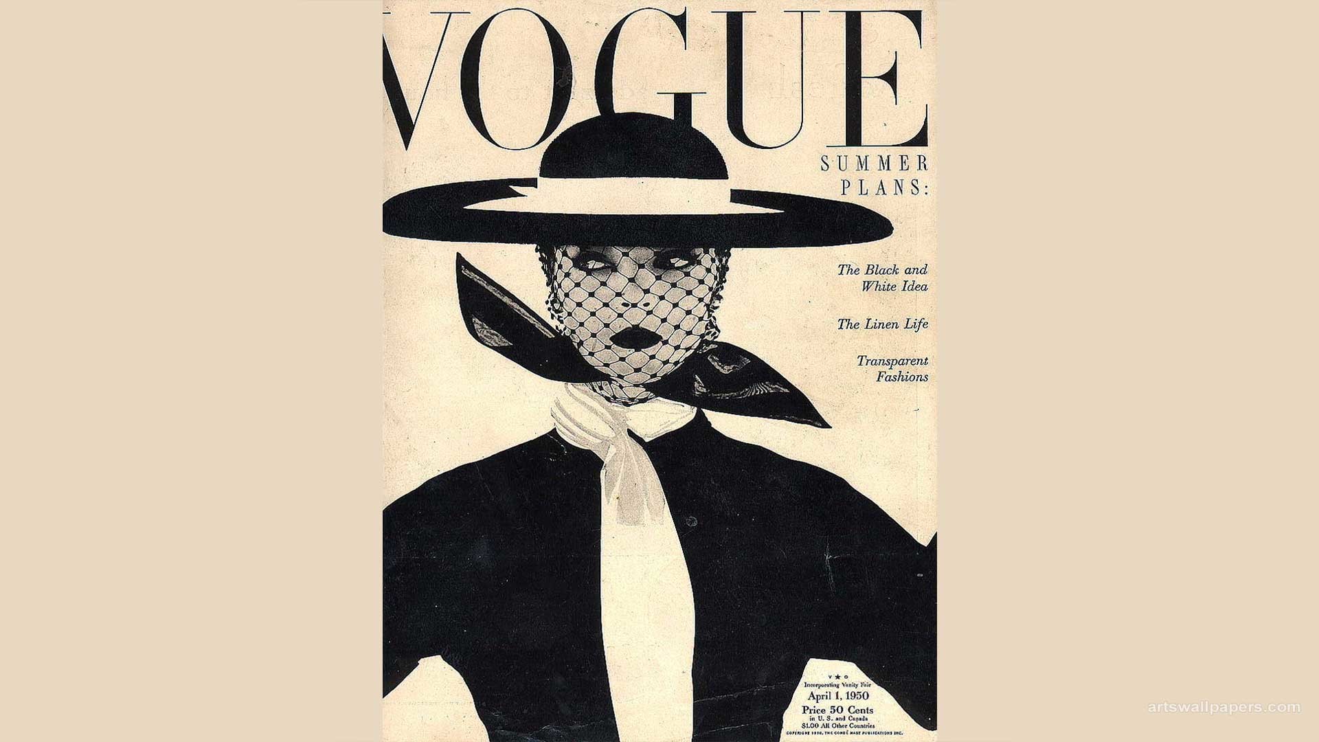 1920x1080 Vogue Wallpaper Cover Art Fashion Desktop Wallpaper 