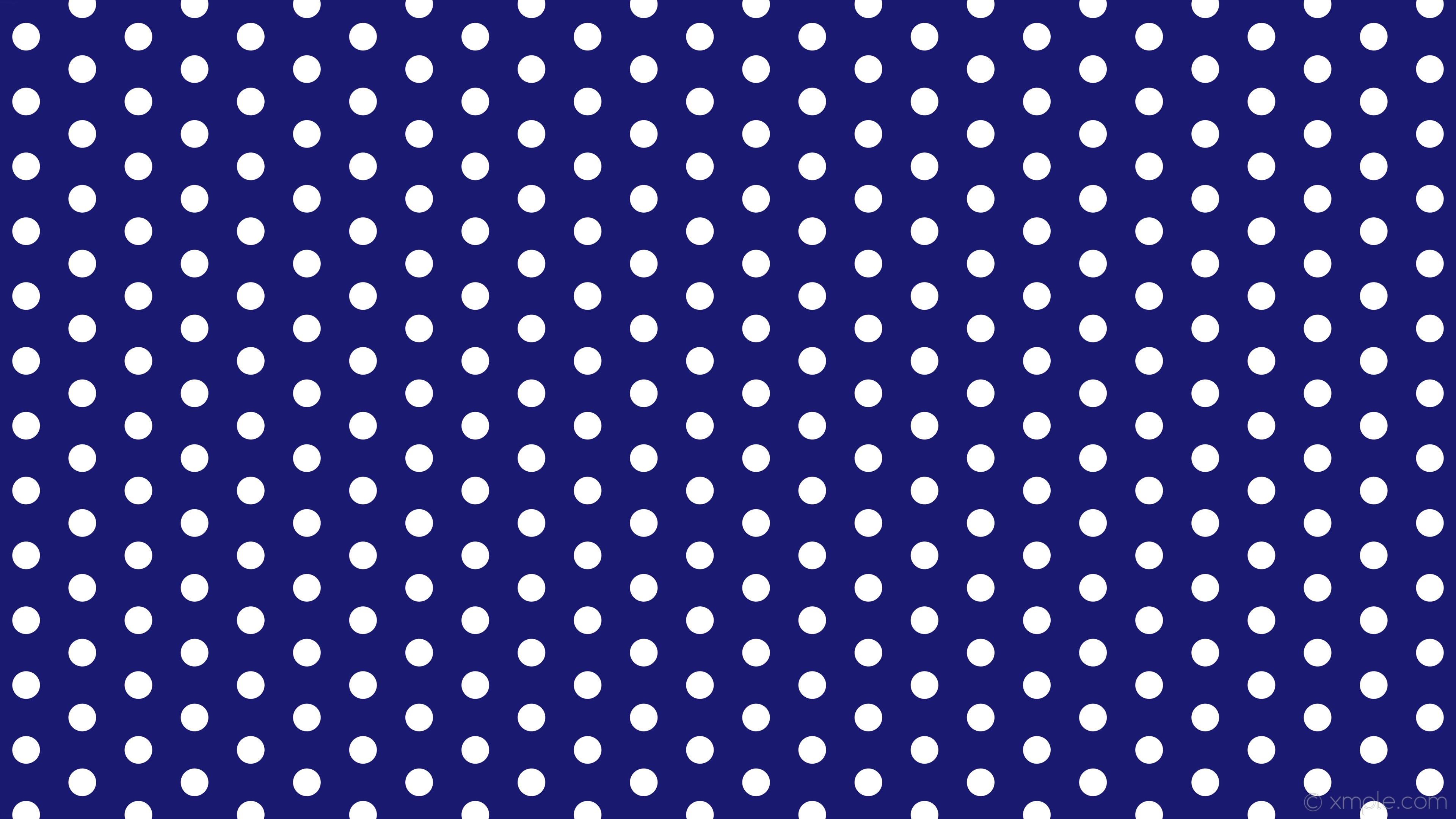 Dark blue and white polka dot nails - wide 5