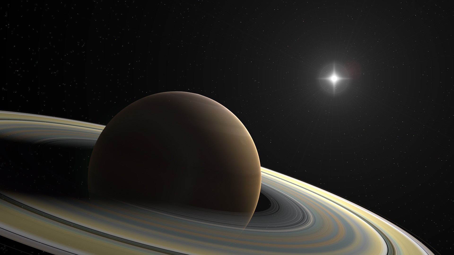 1920x1080 Preview wallpaper saturn, planet, ring, star 