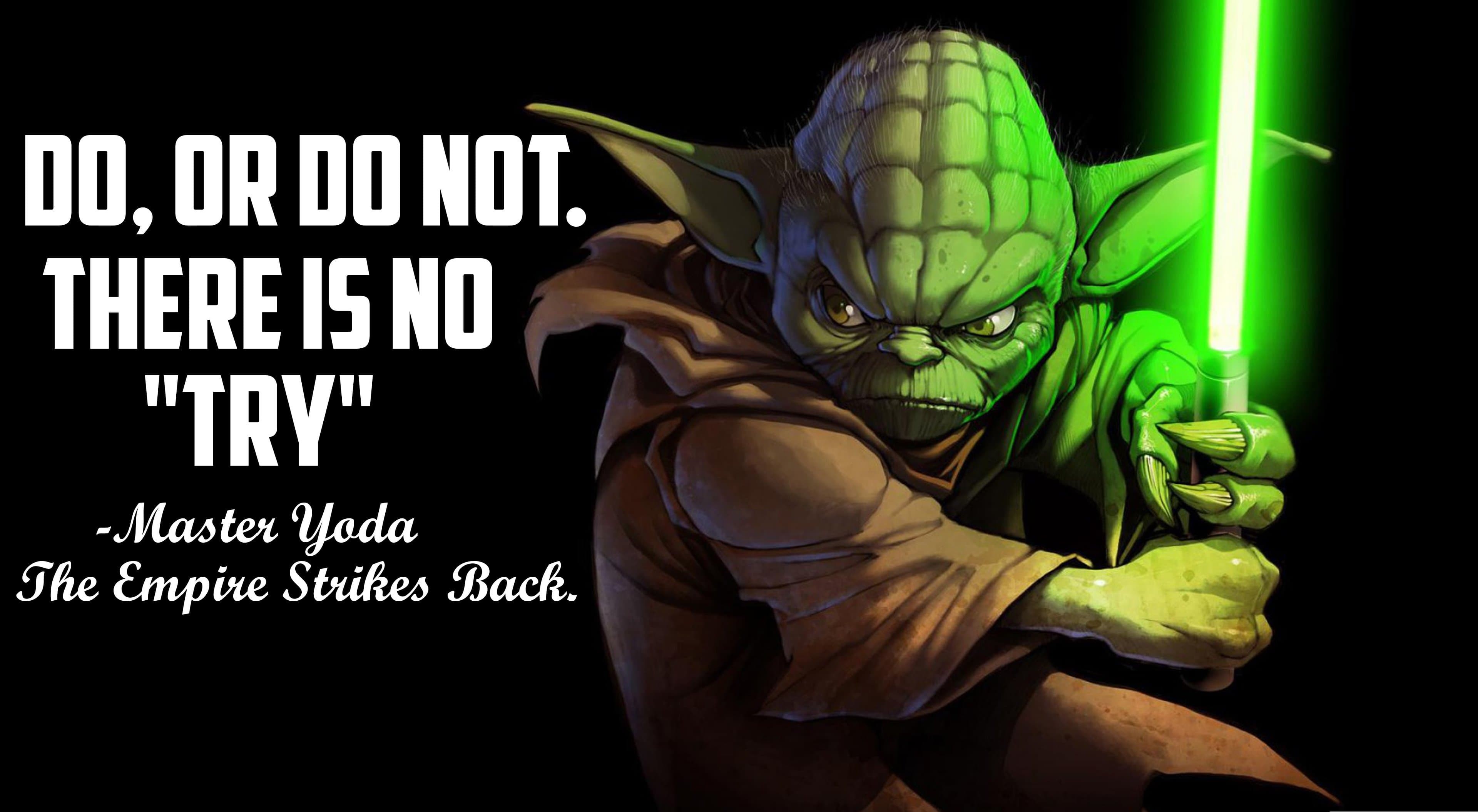 3840x2110 master yoda quote #1190 Wallpapers and Free Stock Photos | Visual Cocaine