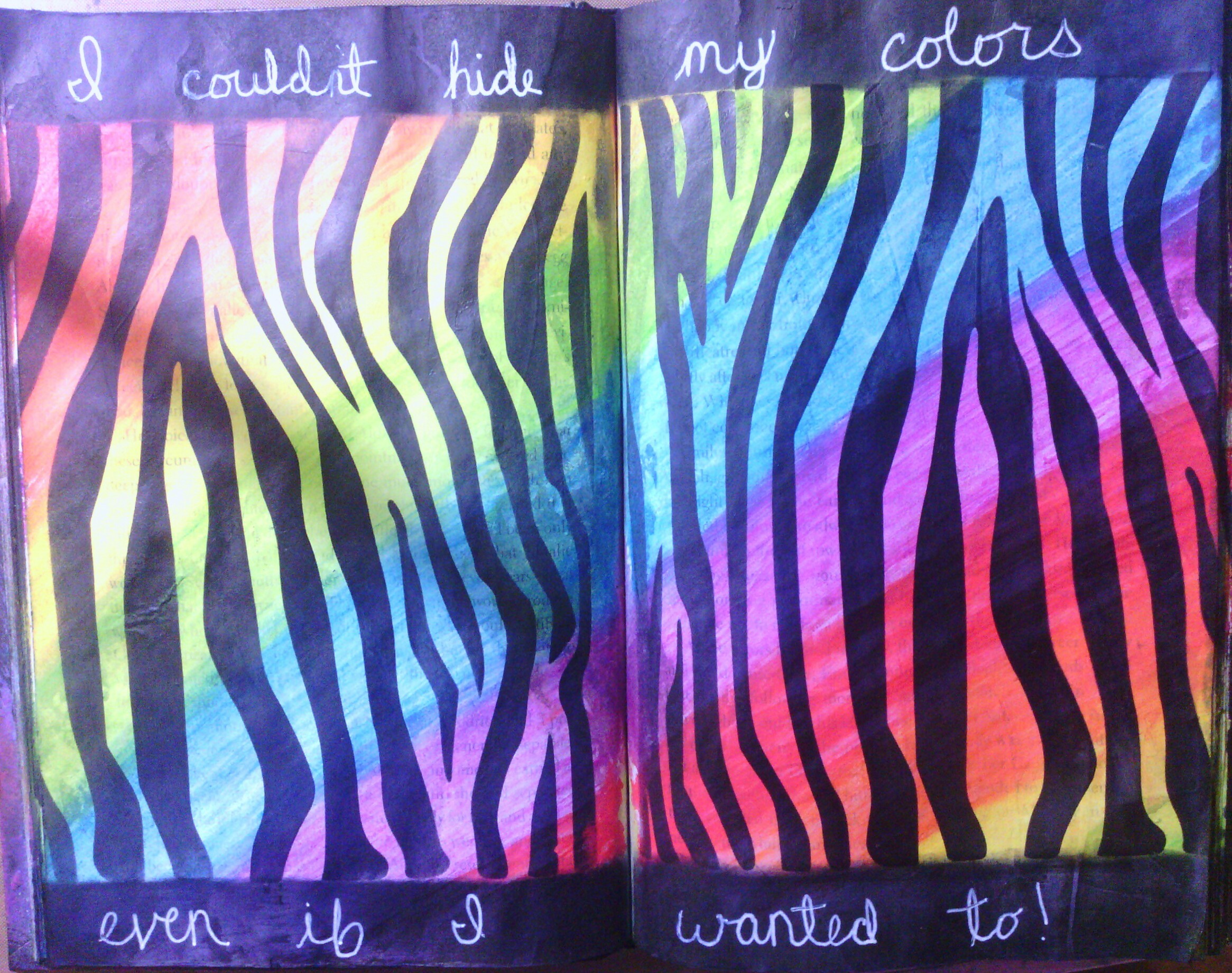 2331x1841 Rainbow Zebra Print Backgrounds 