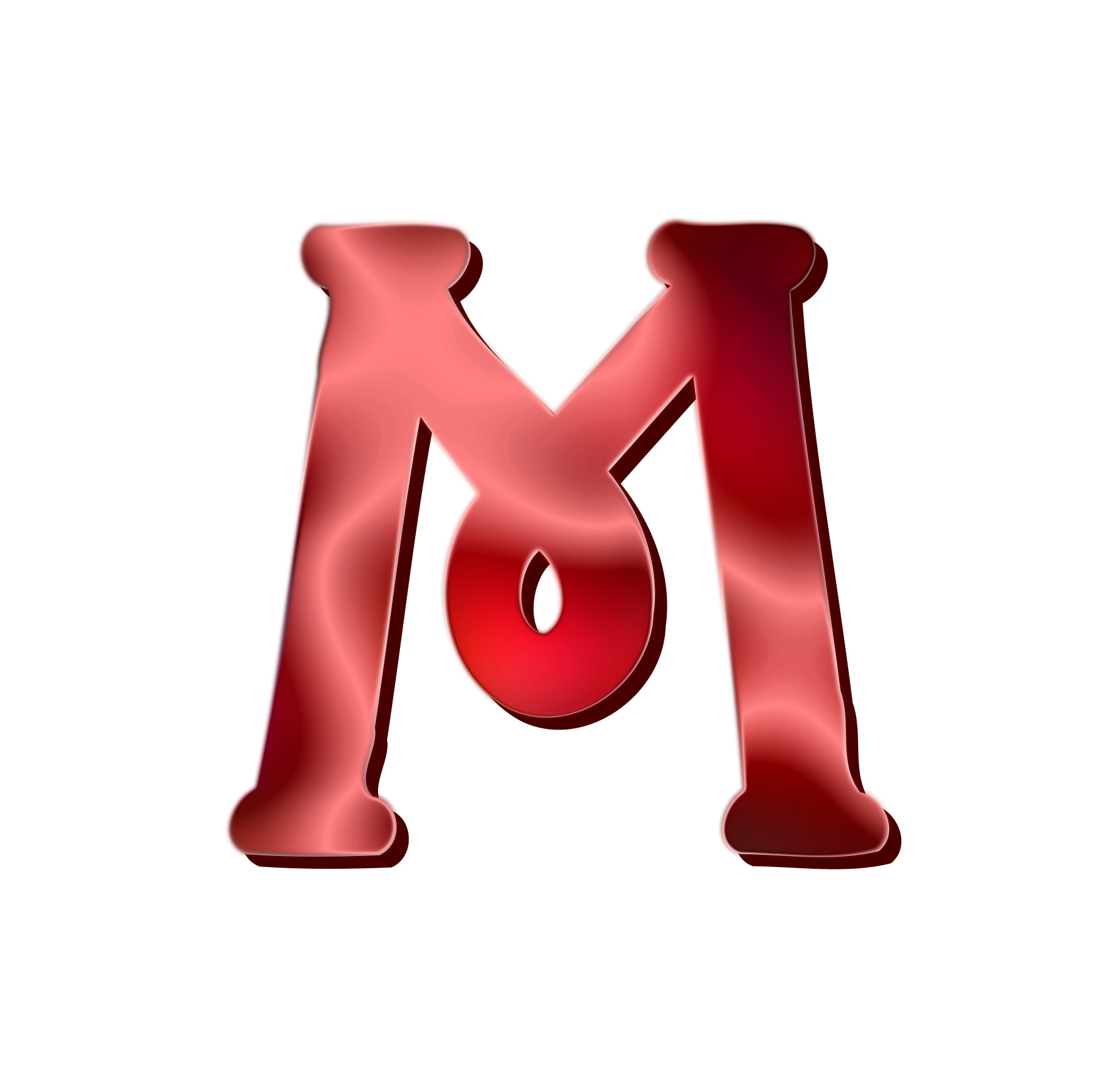 1834x1766 Alphabet 12, letter M