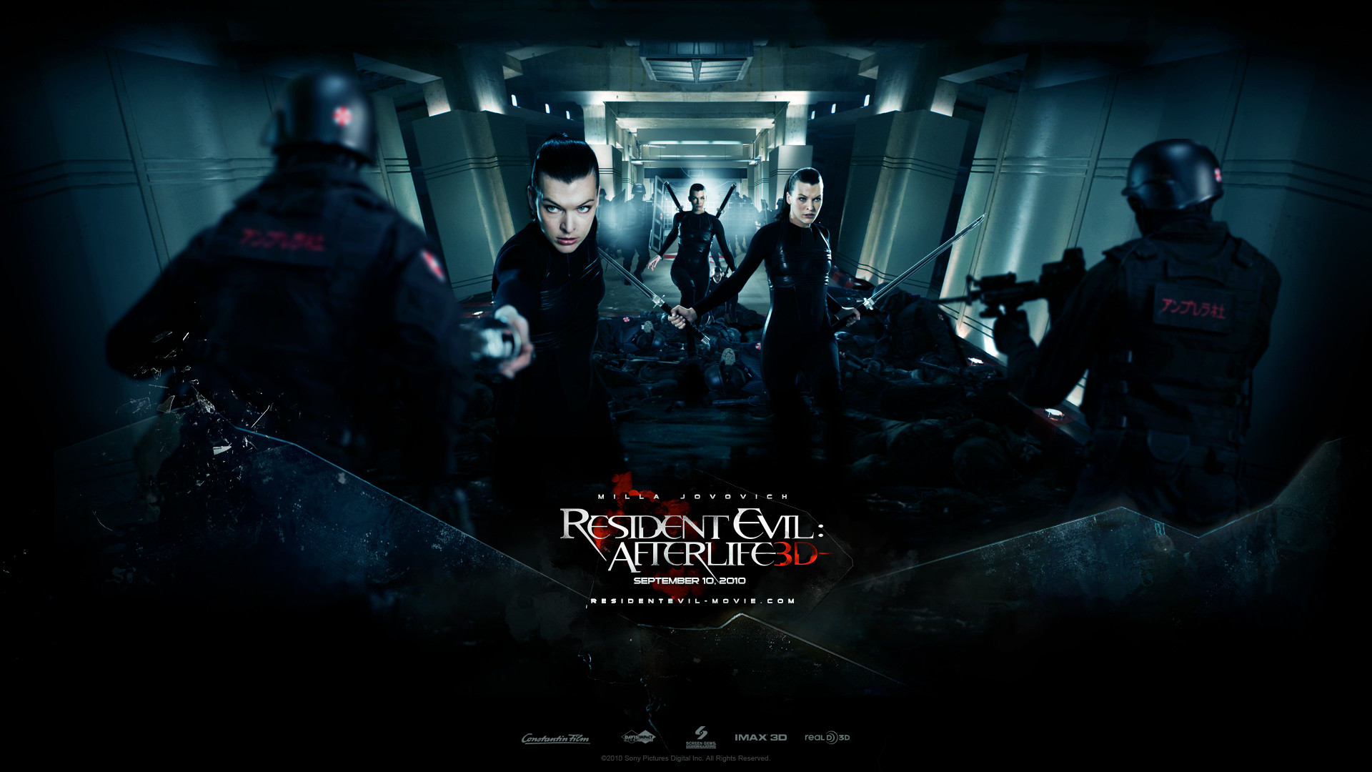 1920x1080 Milla Jovovich in Resident Evil: Afterlife Wallpaper 2 Wallpapers - HD .