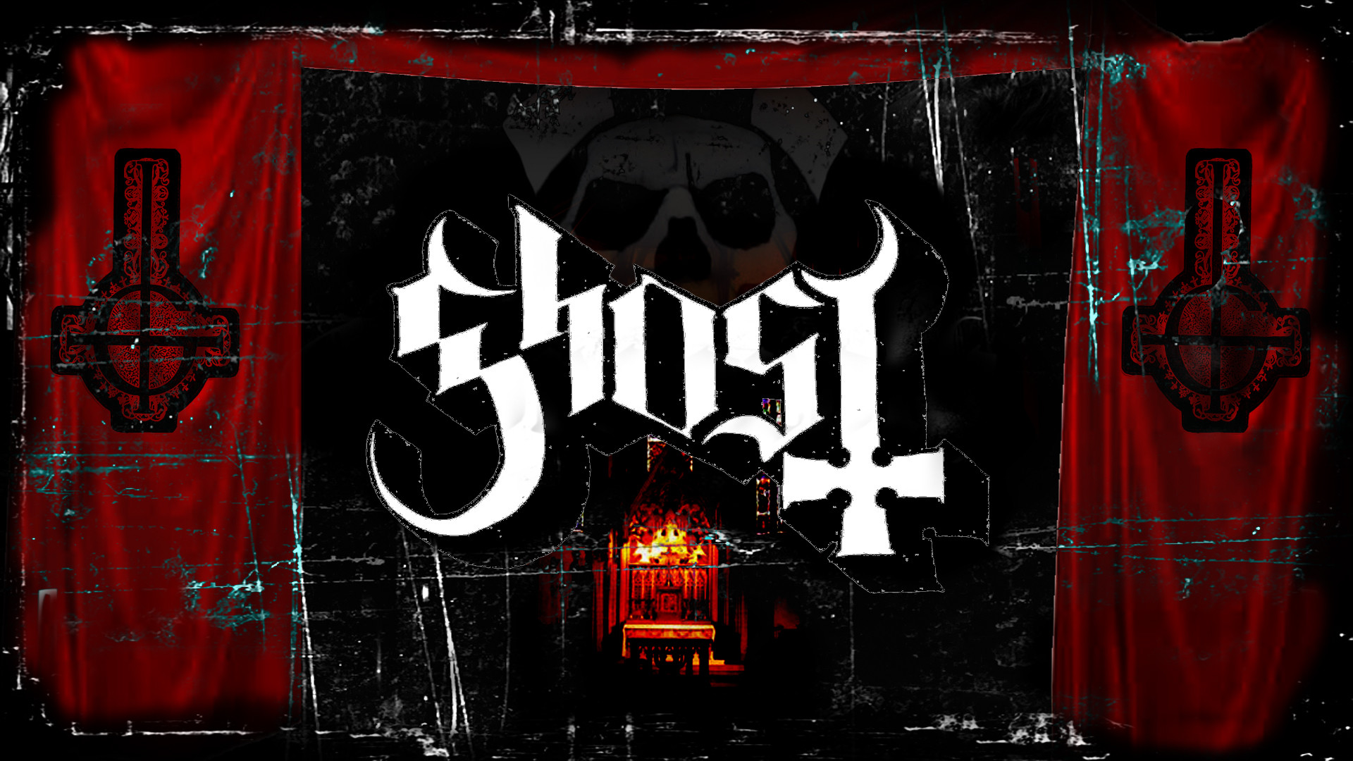 Ghost Band Wallpaper.