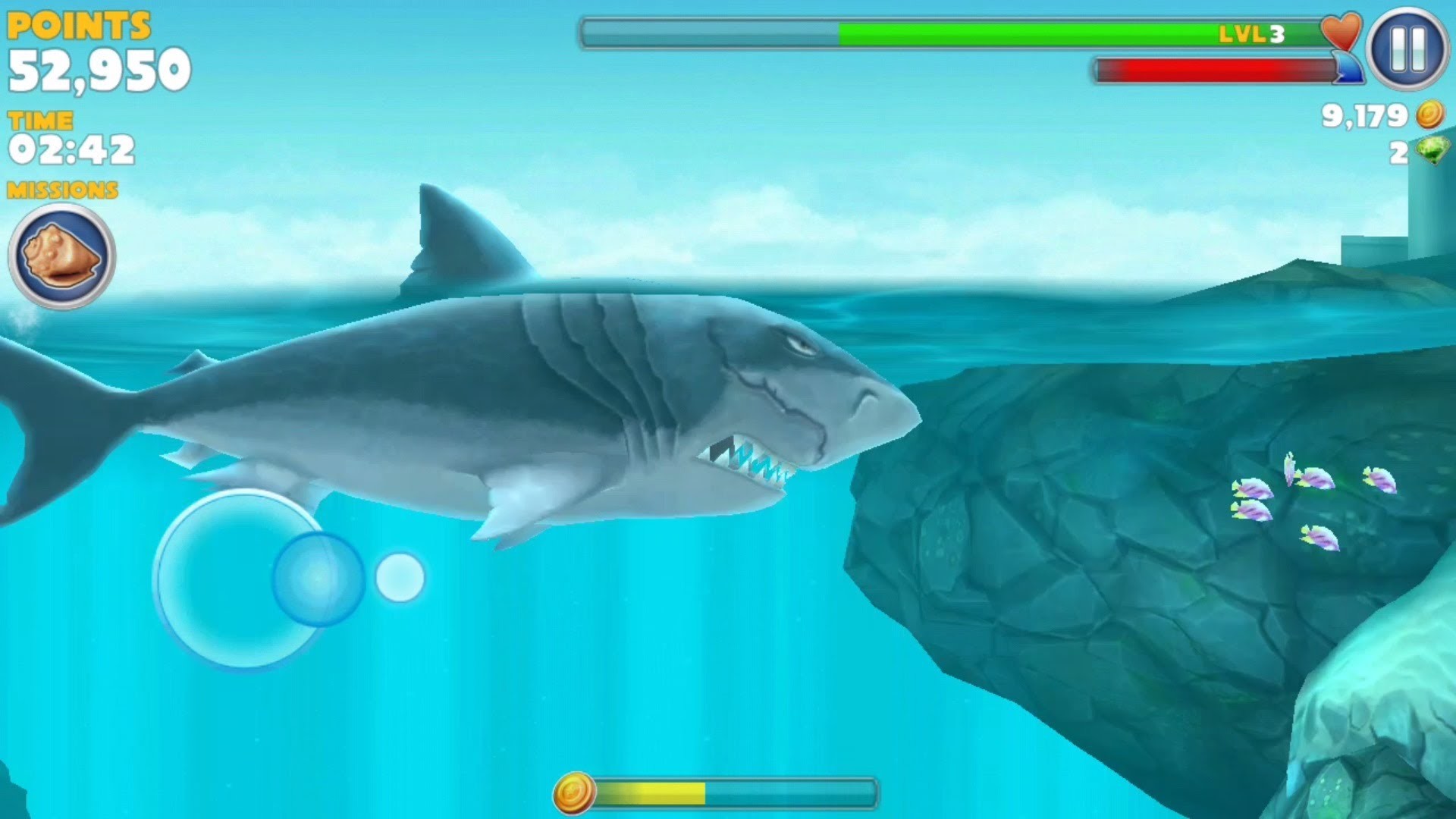 1920x1080 Hungry Shark Evolution Megalodon - Santa Dropping Bombs - Eating Santa And  More (Android / iOS) - YouTube