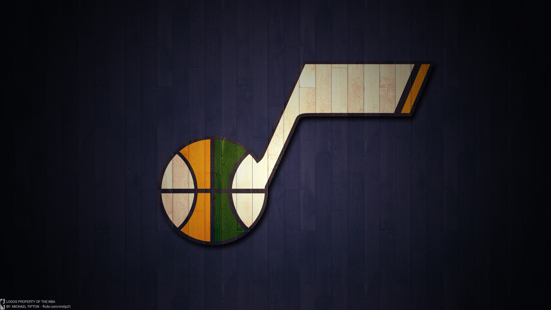 1920x1080 ... NBA 2017 Utah Jazz hardwood logo desktop wallpaper ...