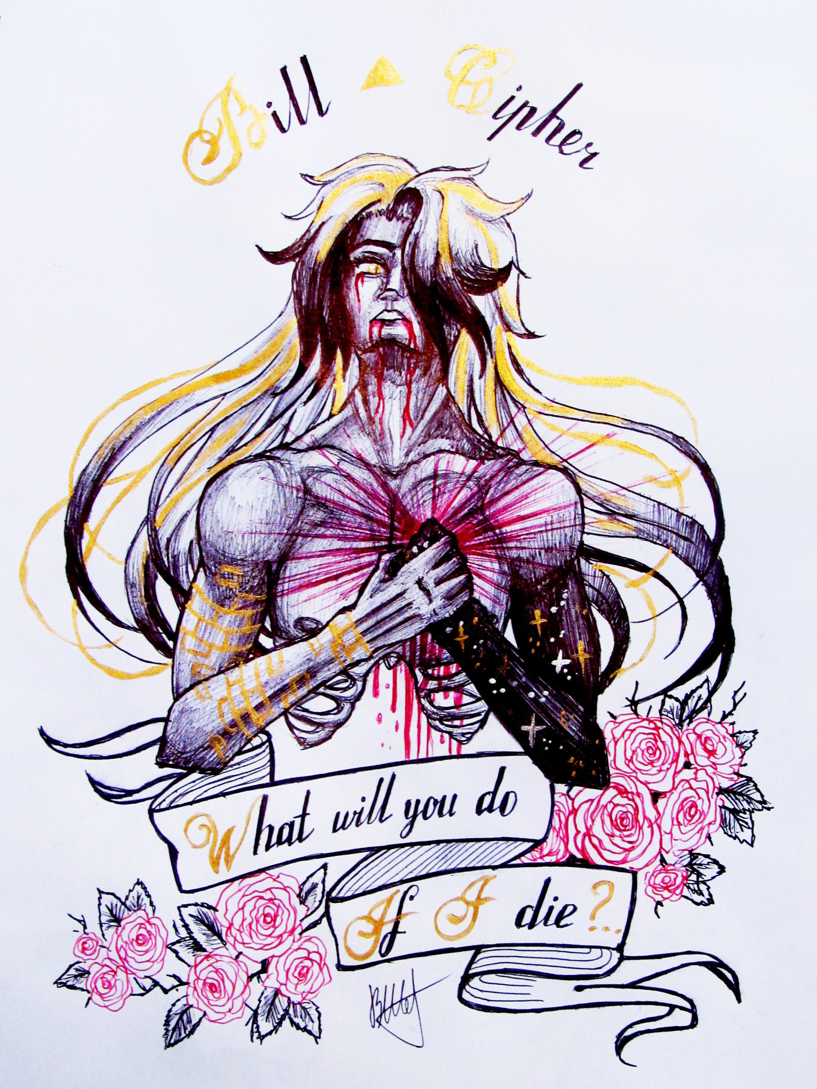 1600x2133 by Flaky Bill Cipher .:What will you do if i die?:. by Flaky