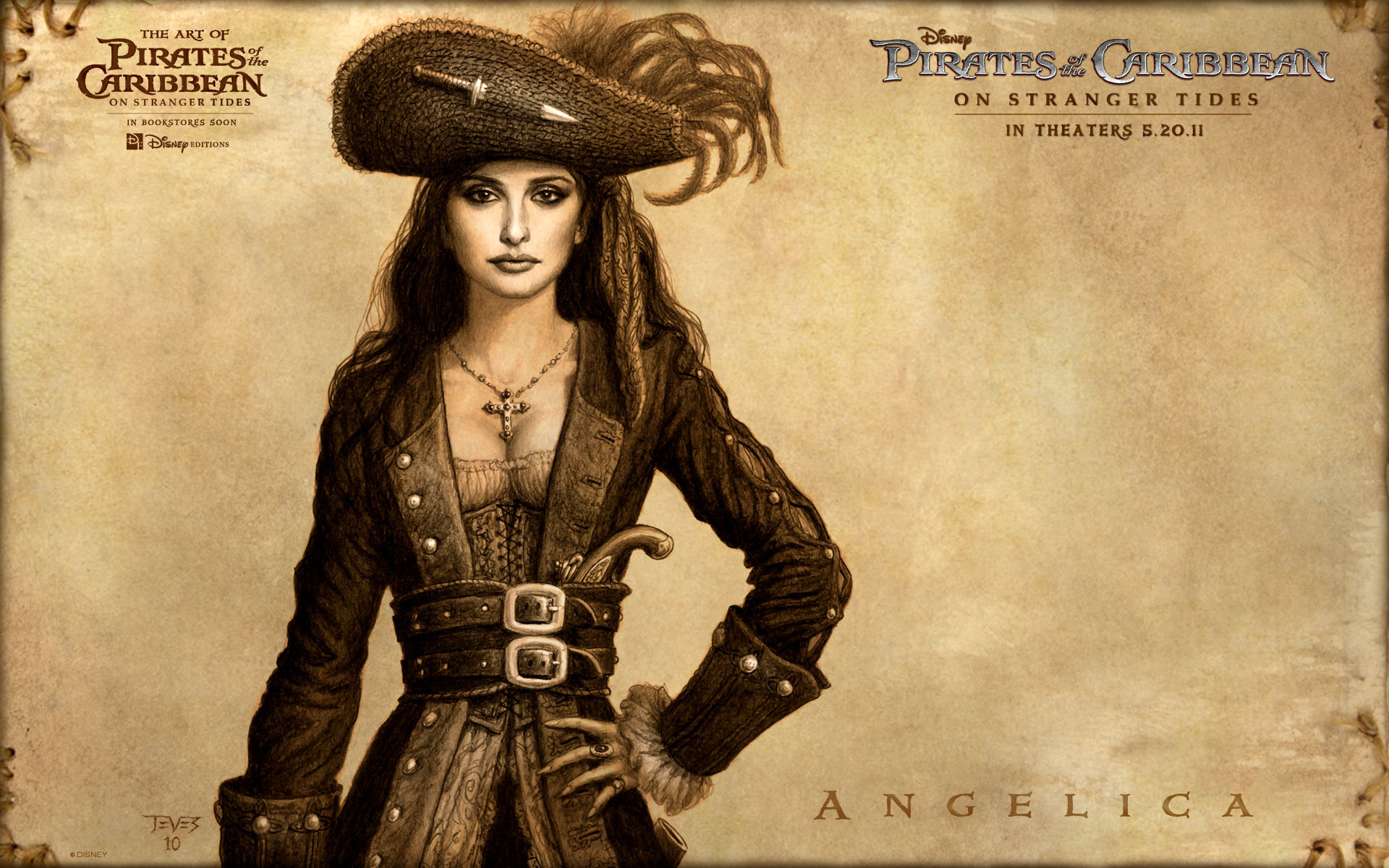 1920x1200 Penelope Cruz as Angelica Â· pirates of the caribbean ...