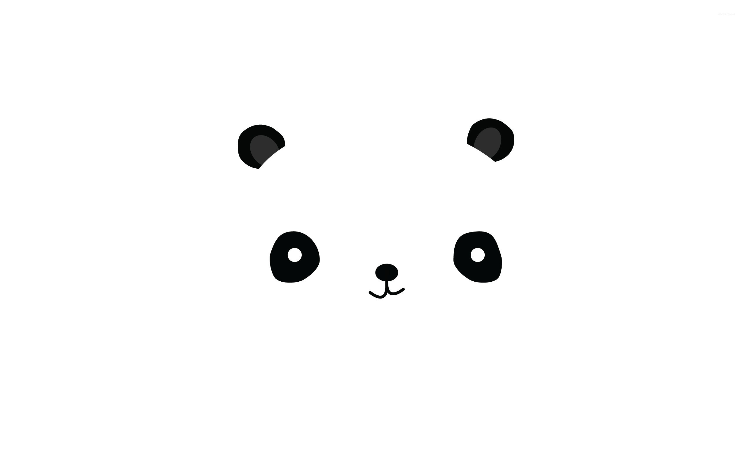 2560x1600 Panda face wallpaper